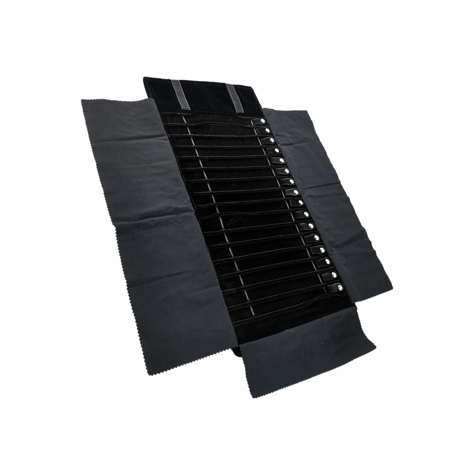 Sac en Rouleau de Rangement de Bijoux, Support d'Affichage pour Vitrine de Pendentifs