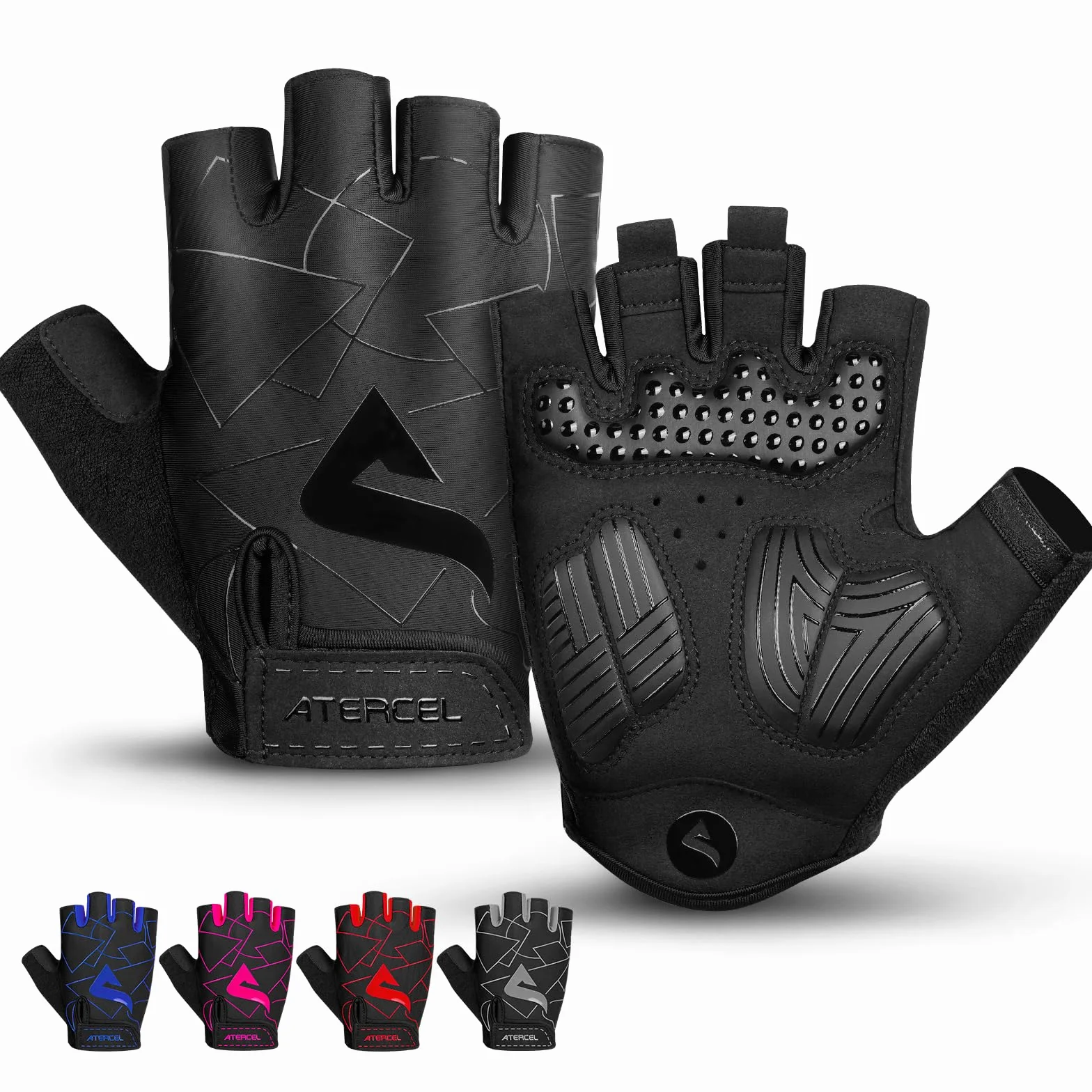 ATERCEL Gants de cyclisme pour homme et femme VTT entraînement haltérophilie plein air