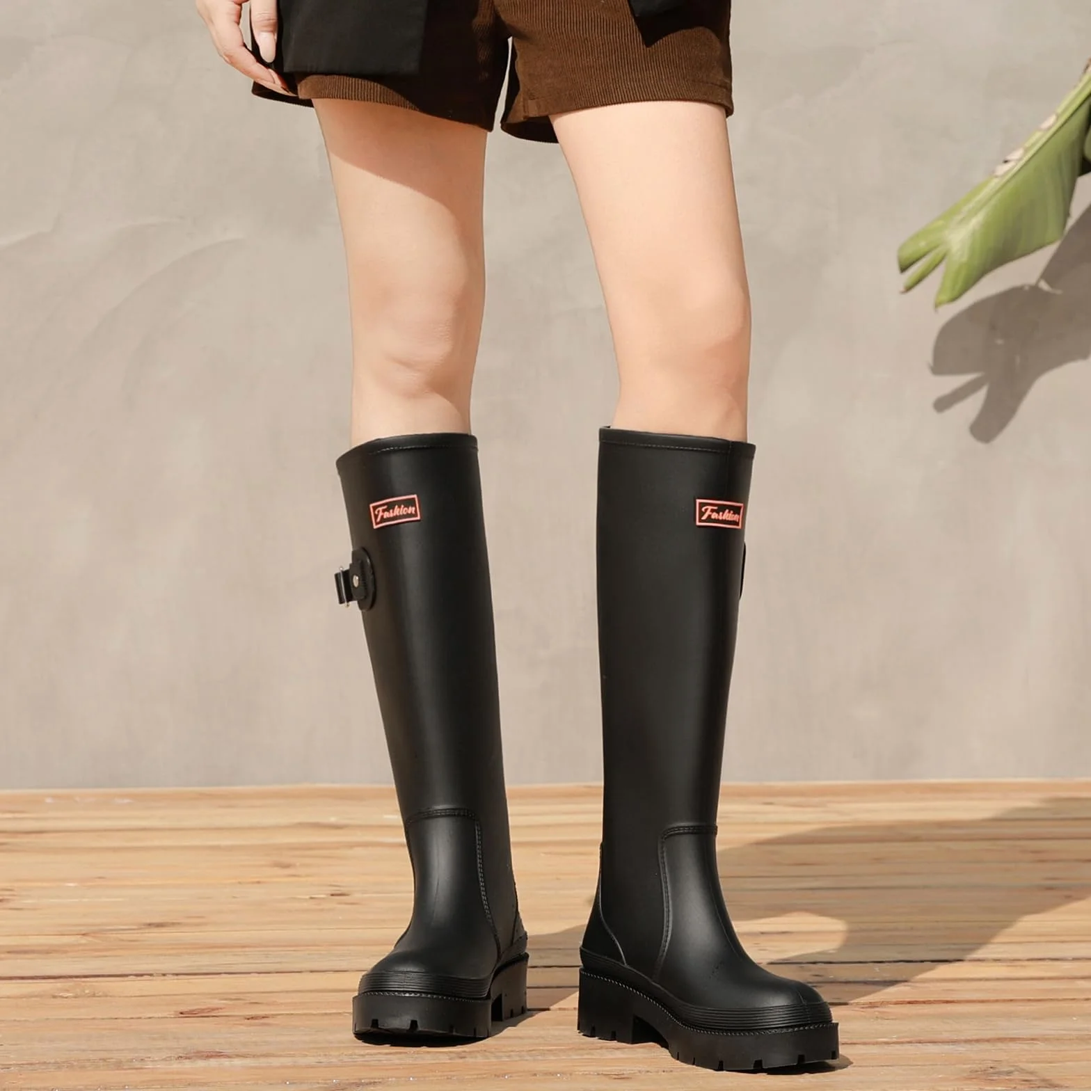 Bottes Impermeable Pluie Femme Caoutchouc Jardin Chaussures Exterieur