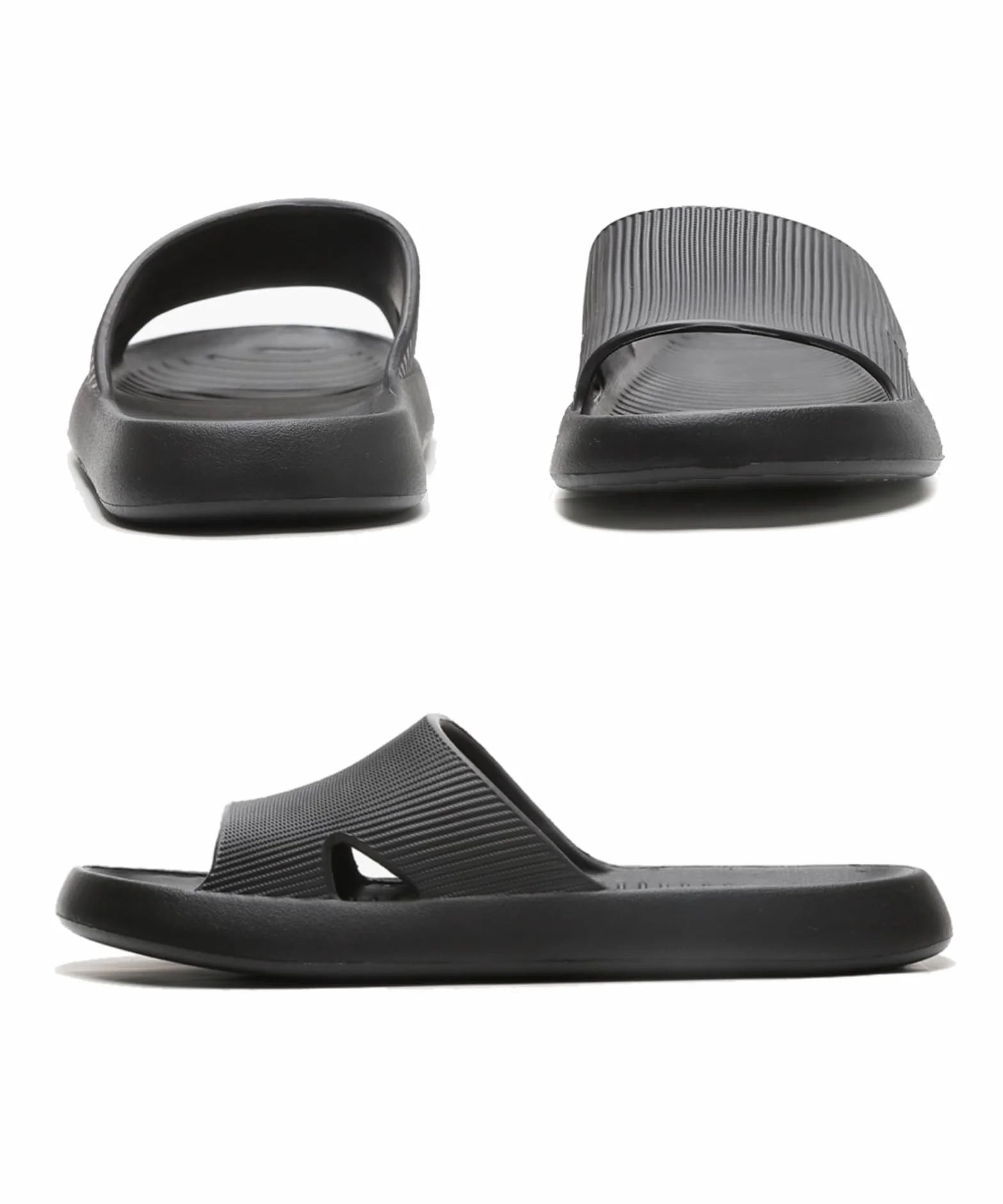 Anmerl Claquettes de Douche Antidérapantes Homme Femme, Chaussons EVA Souple, Sandales Bain Séchage Rapide Piscine Spa Plage