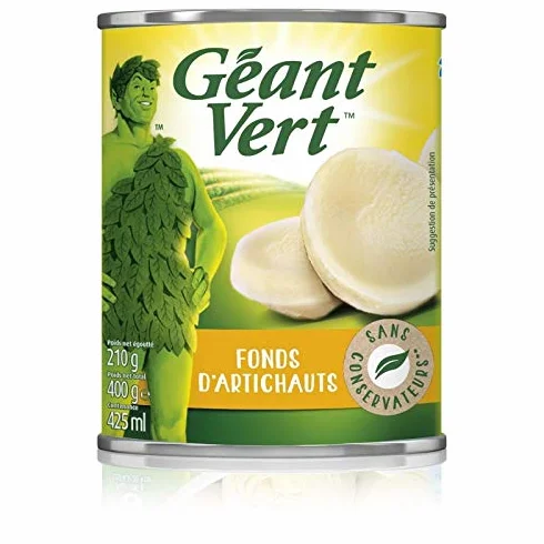 Fonds D'Artichaut 210G|Geant Vert|(Lot De 2)|Best Deal