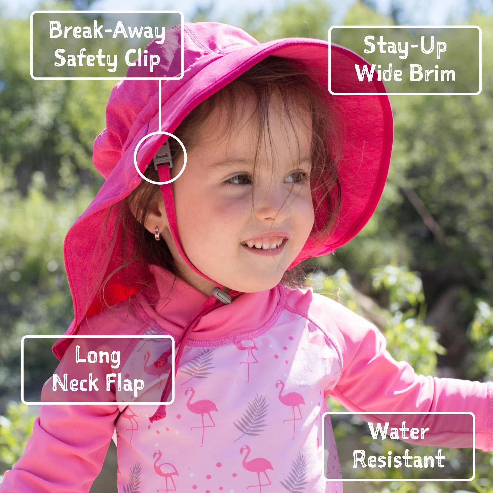 Jan & Jul Water-Repellent Sun-Hat 50+ UPF Wide Brim