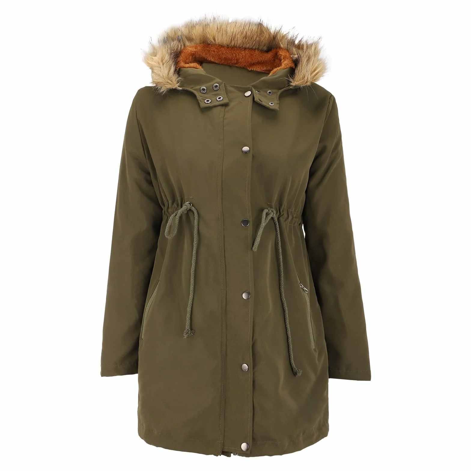 Manteau de maternité 3 en 1 imperméable longue femme capuche coupe-vent hiver