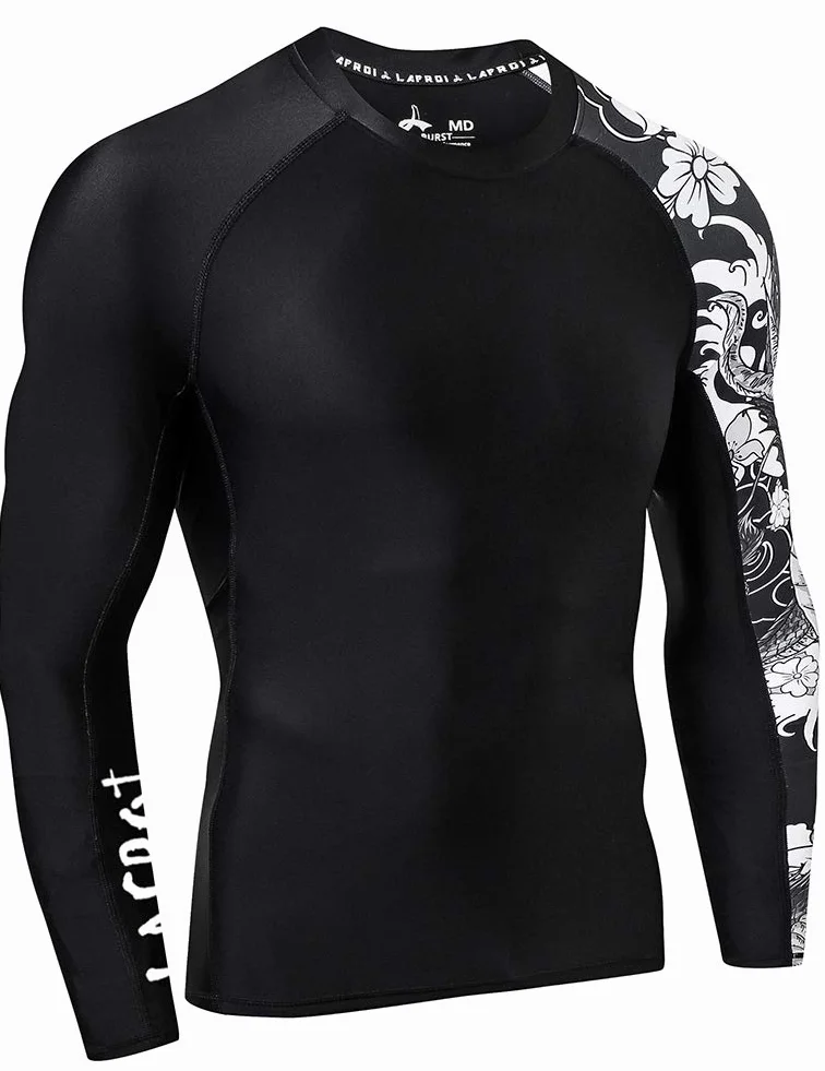 LAFROI Maillot de Corps à Manches Longues Protection UPF 50+ Homme