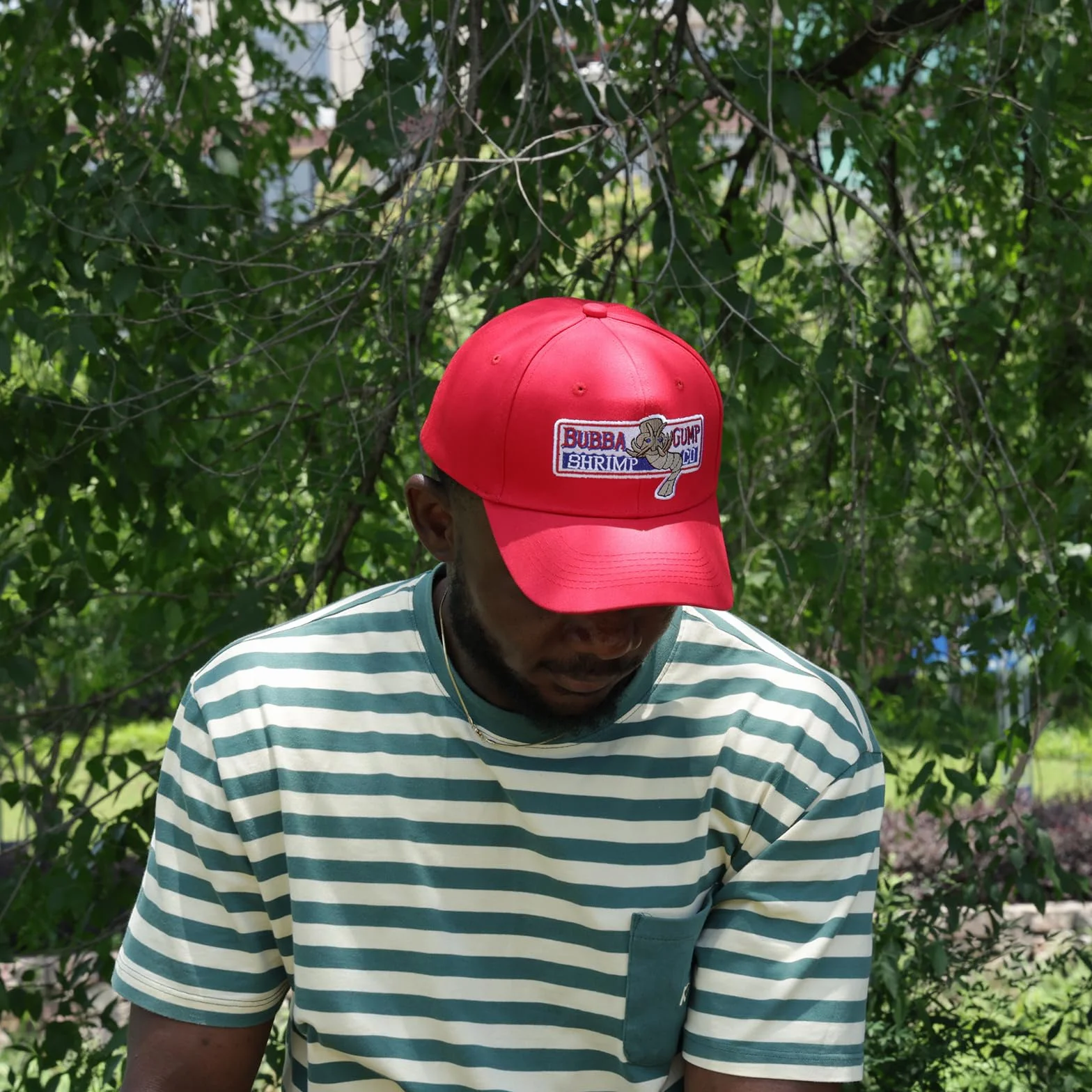 Bubba Gump Casquette de baseball réglable Brodée Forest Gump Chapeaux