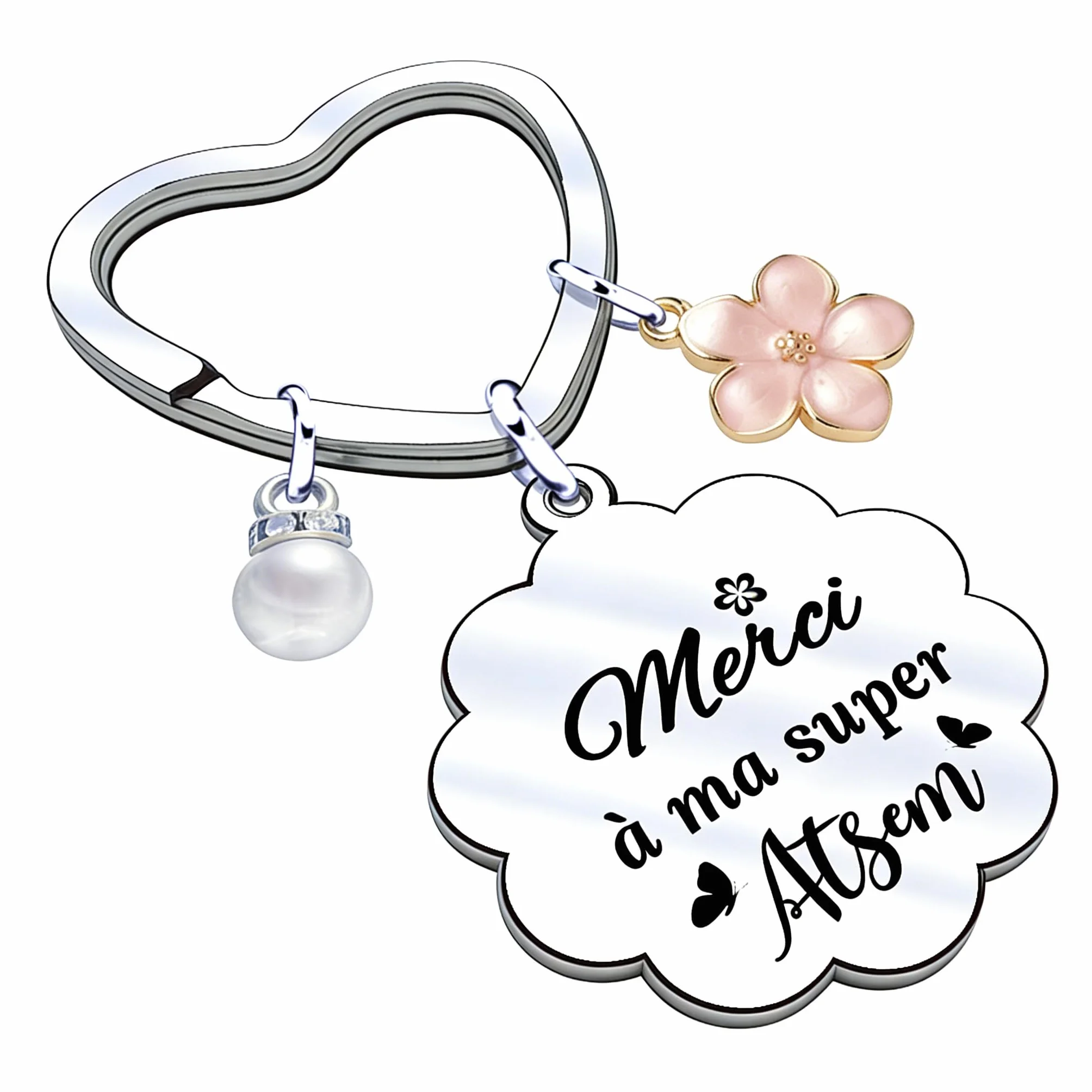 Porte Clef Maitresse D'école Cadeau Atsem Maternelle