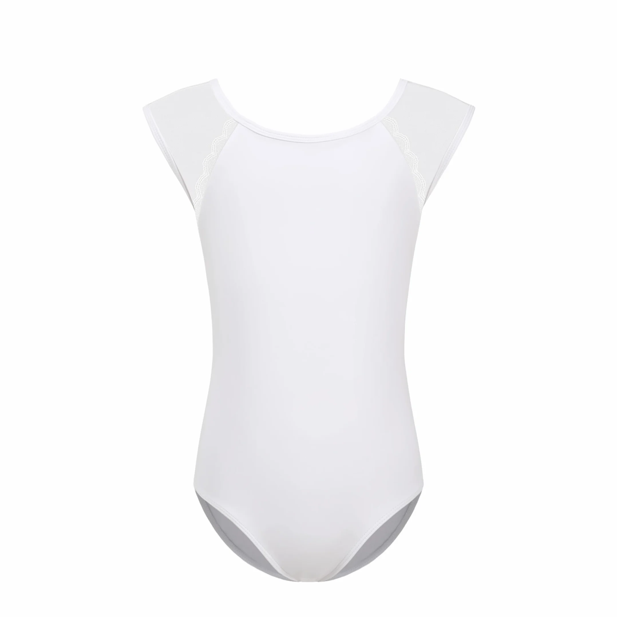 HIPPOSEUS Justaucorps de Ballet Fille Manche Courte Gymnastique Vêtements de Danse Enfant