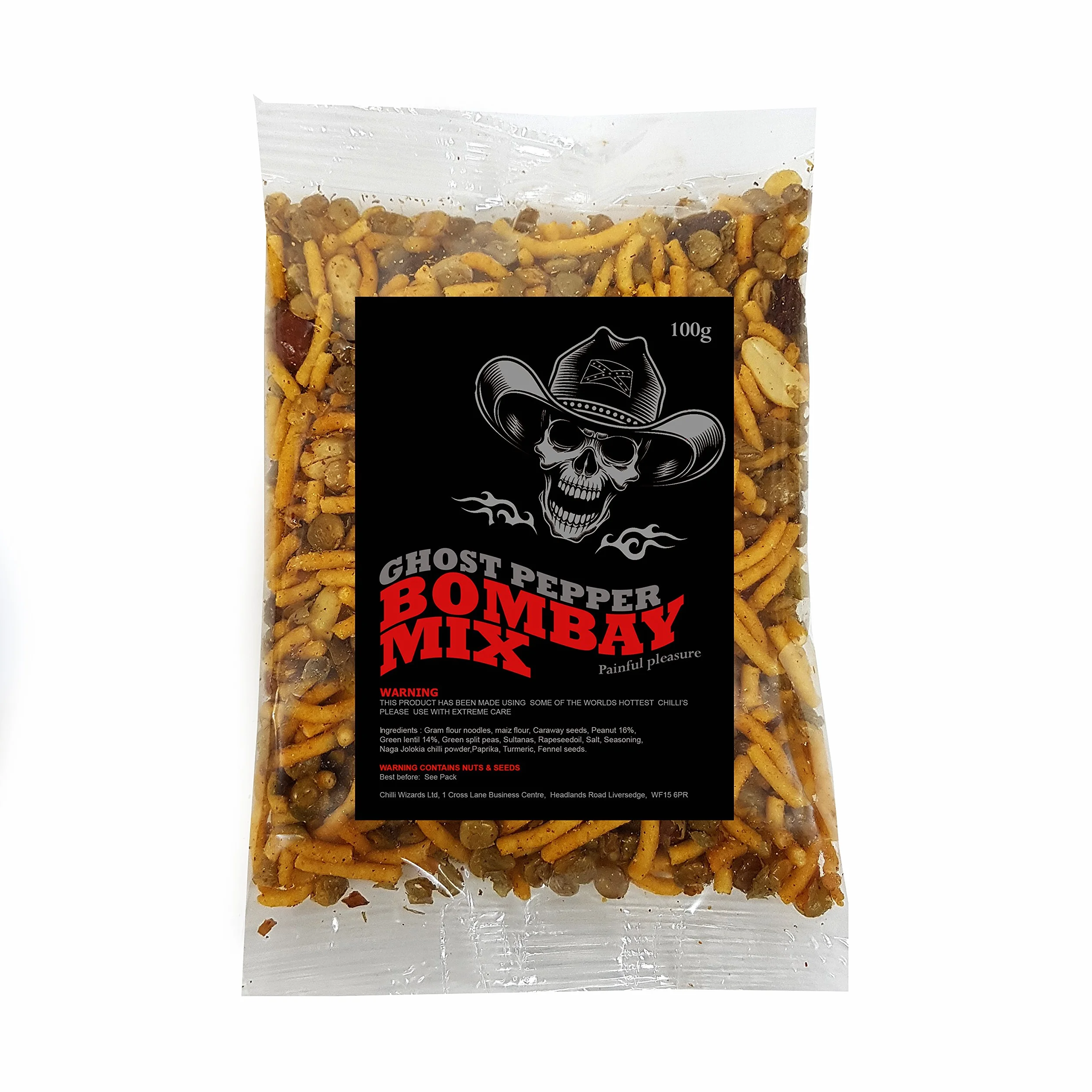 Chilli Wizards - Mélange Bombay Piment Fort avec Piment Fantôme - 100g