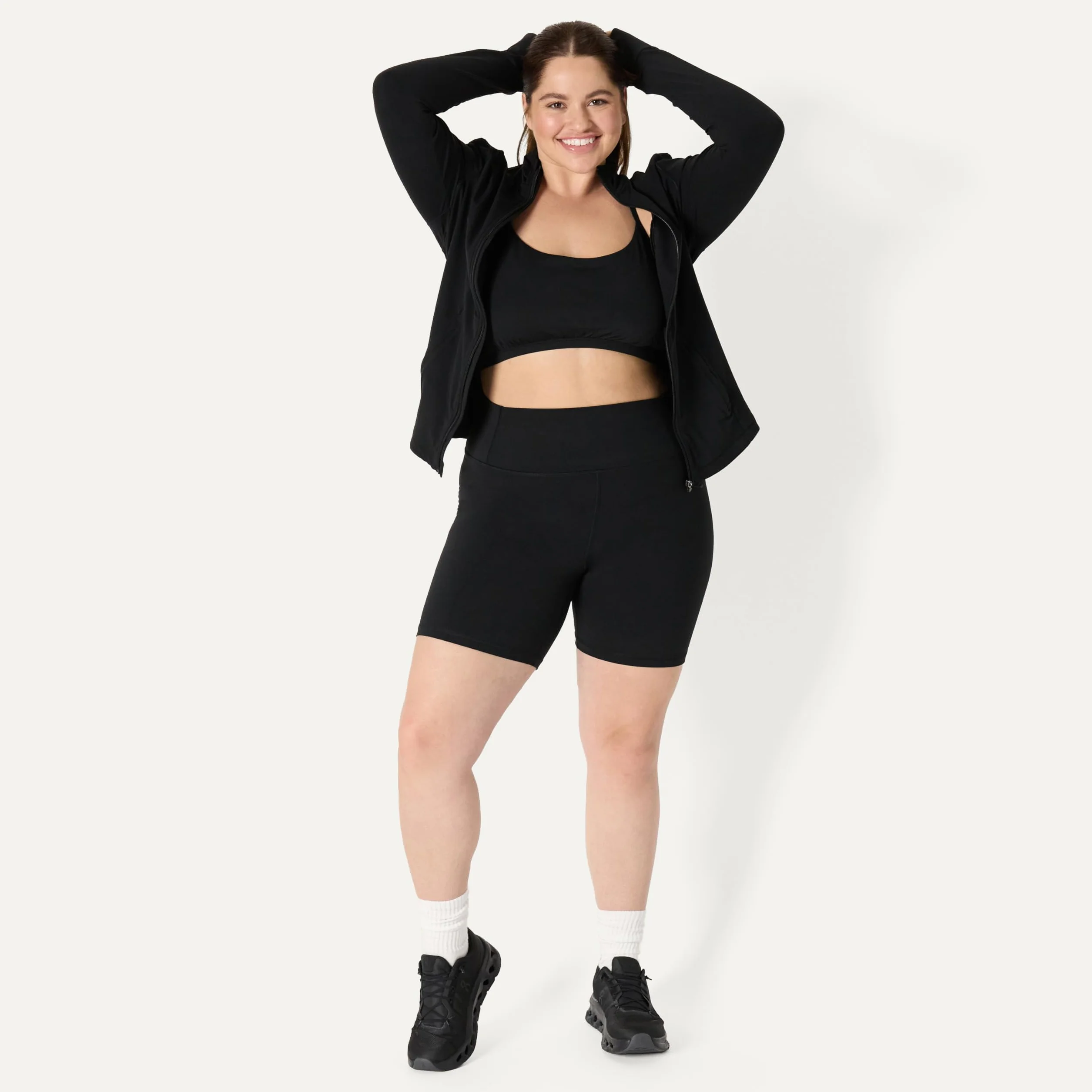 Amazon Essentials Short Moulant Active FormFlex Ultra Doux Taille Haute Femme