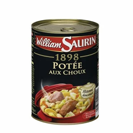 Potée Aux Choux 420G|William Saurin|(Lot De 4)|Best Deal