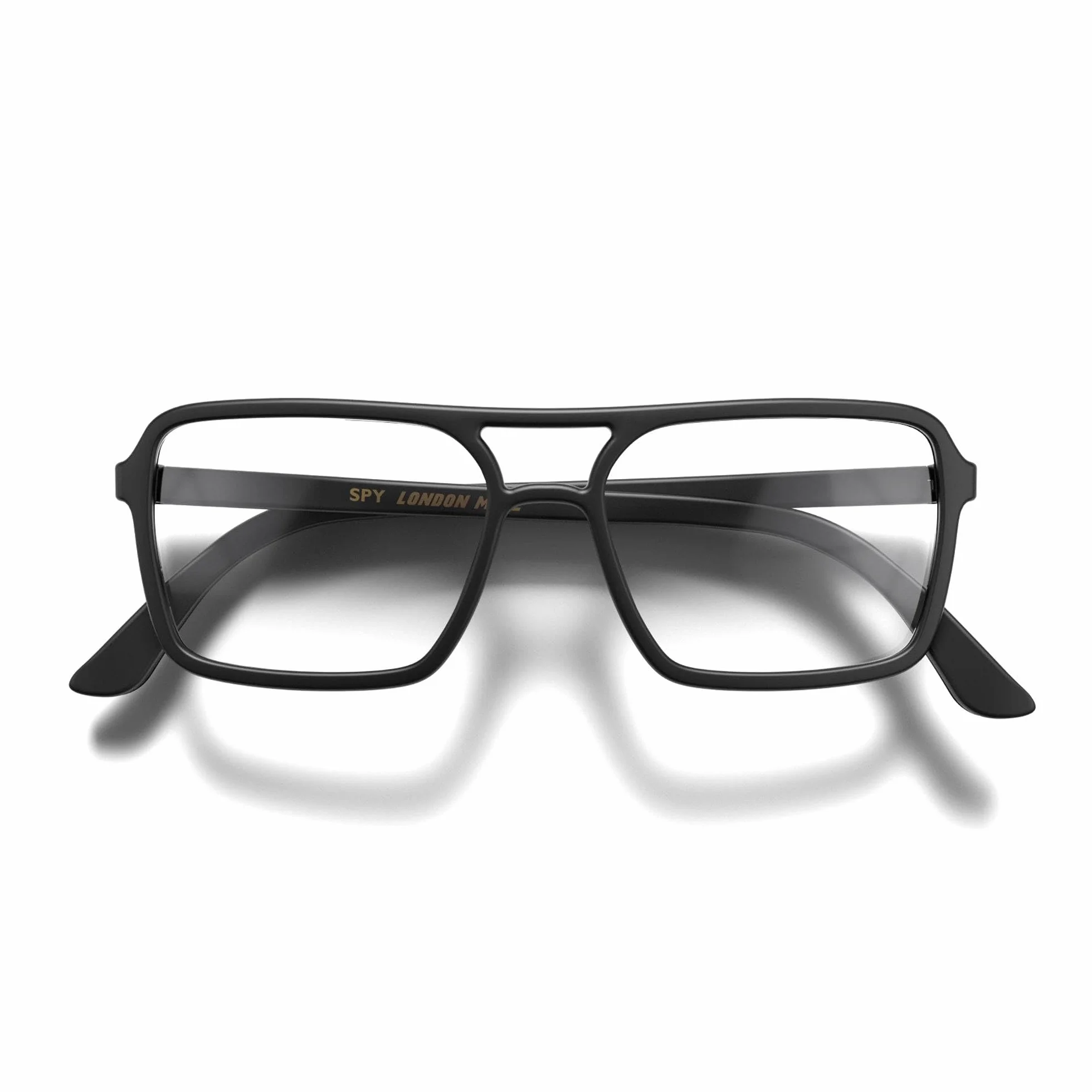 LONDON MOLE® Lunettes de lecture style pilote carrée Unisex avec charnières à ressort