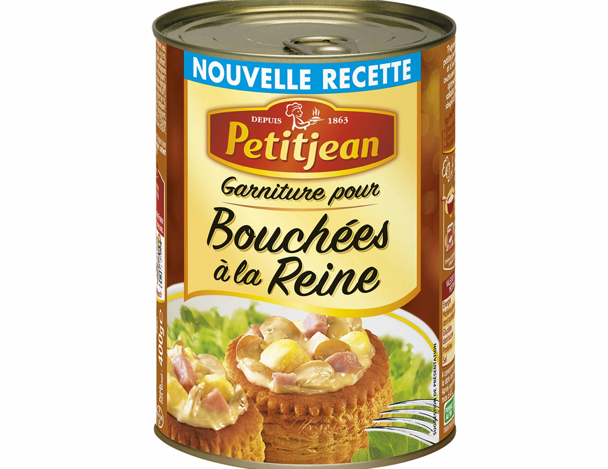 Petitjeangarniture pour Bouchée à la Reine, 400g