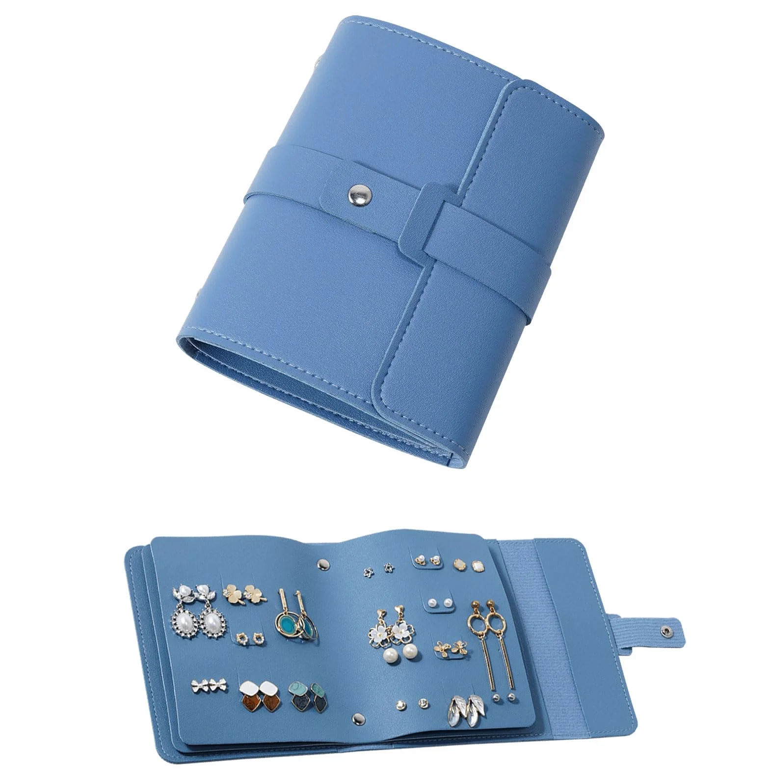 ZHIERNA Boîte à bijoux Rangement pour Boucles d'oreilles Organisateur Étui