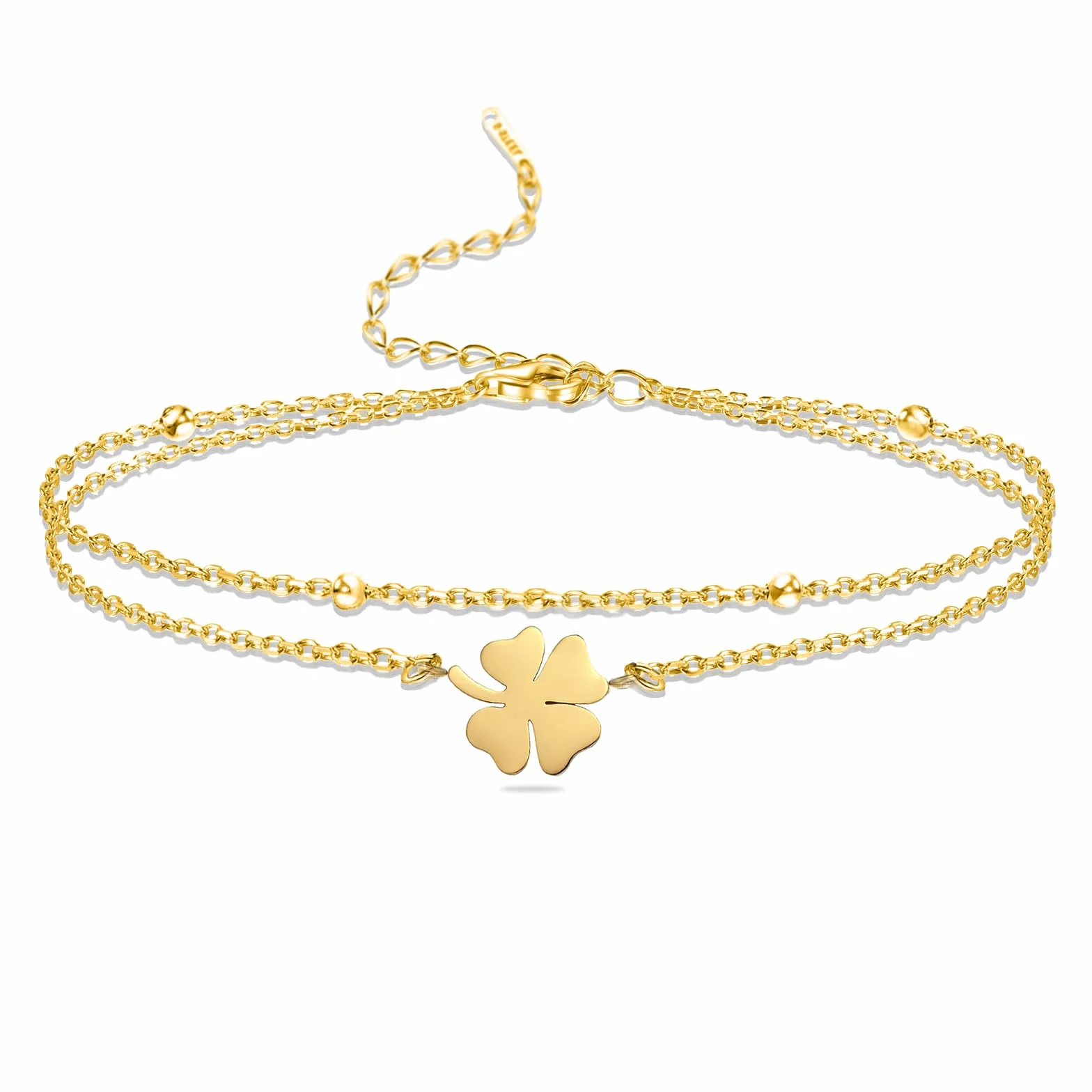 Bracelet trèfle à quatre feuilles en acier inoxydable VASSAGO pour femme