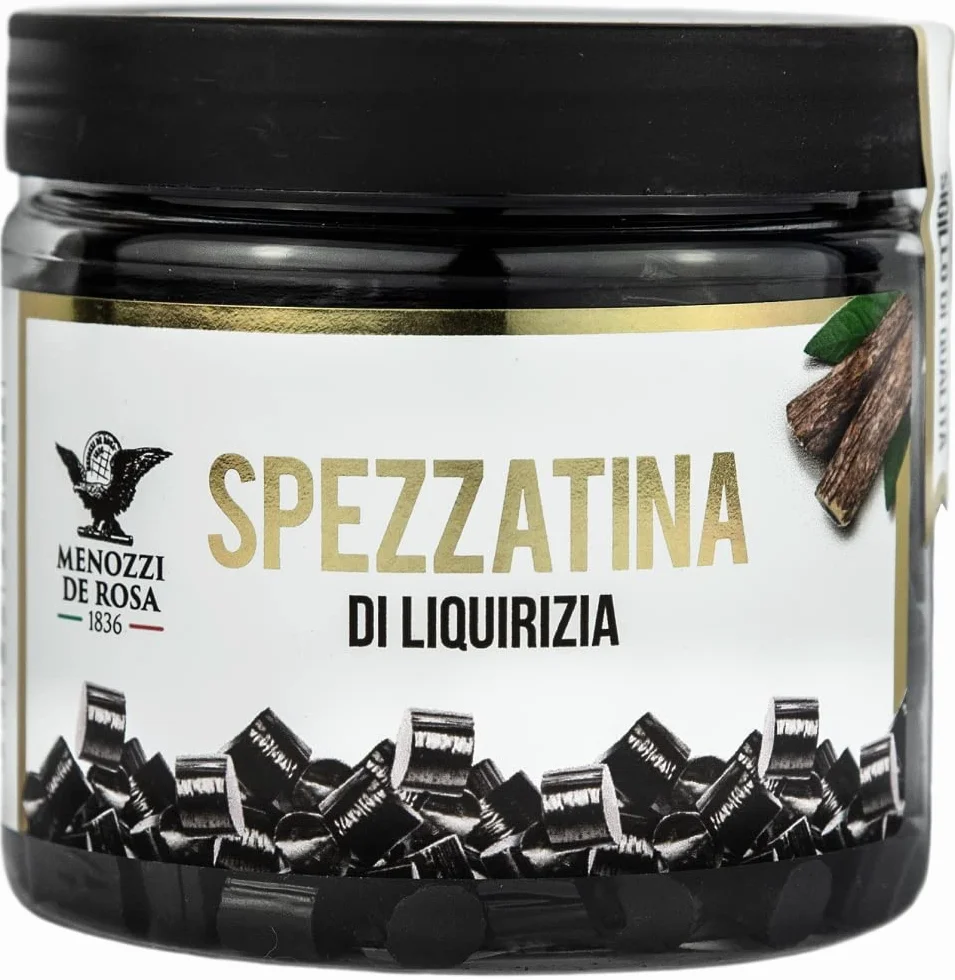 Menozzi De Rosa Pastilles au Réglisse Pure Italienne 150g