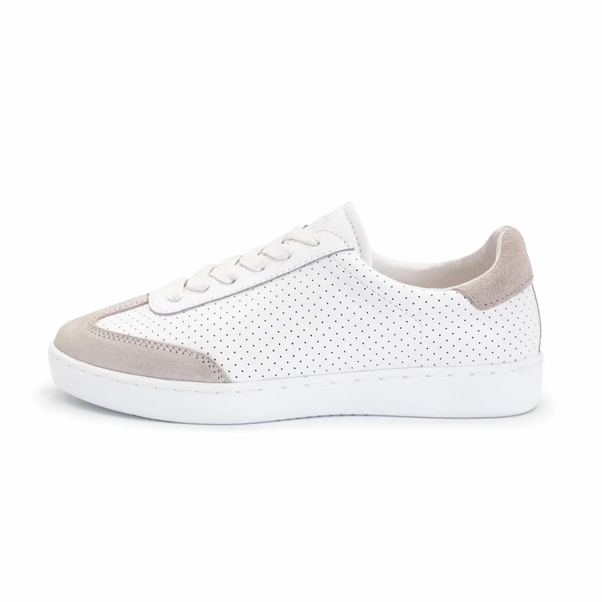 Anna Kern Suny 7420 Baskets de danse en cuir blanc pour homme Semelle en polyuréthane amovible