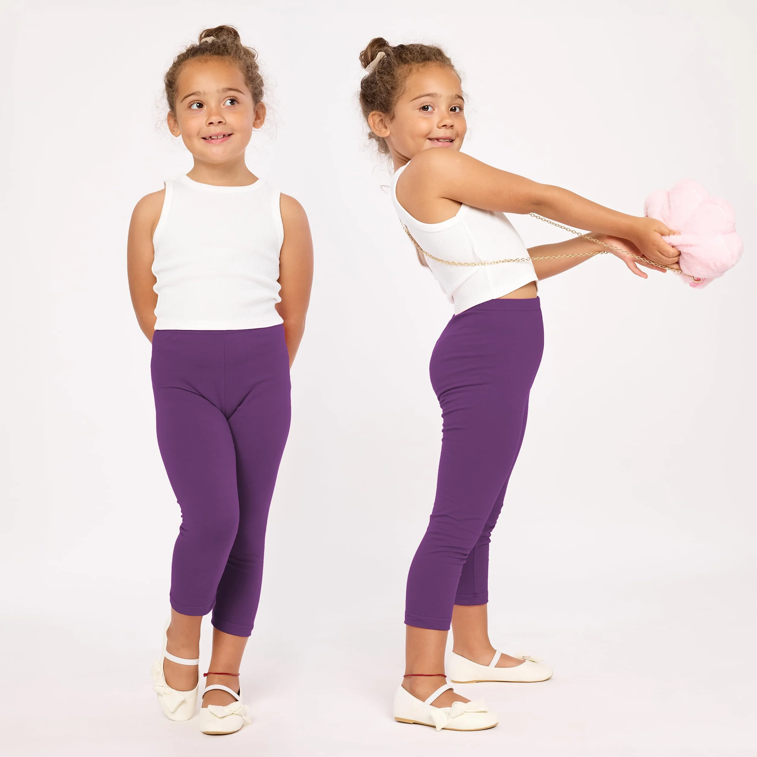 Merry Style Legging 3/4 Sport Pantalon Yoga Fille MS10-226
