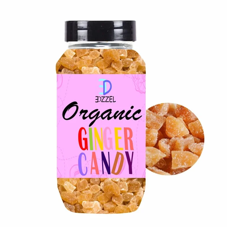 Bonbons au gingembre bio traditionnels EDZZEL 200 g 1 boîte