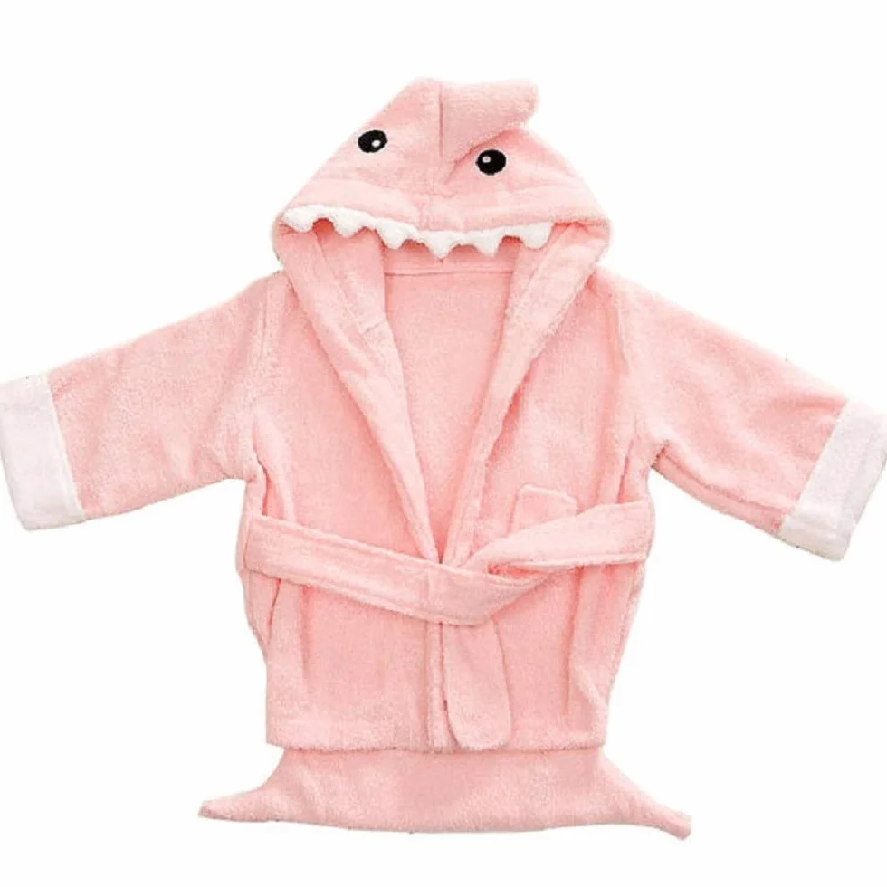 Peignoir de bain Hooyi Motif requin Rose