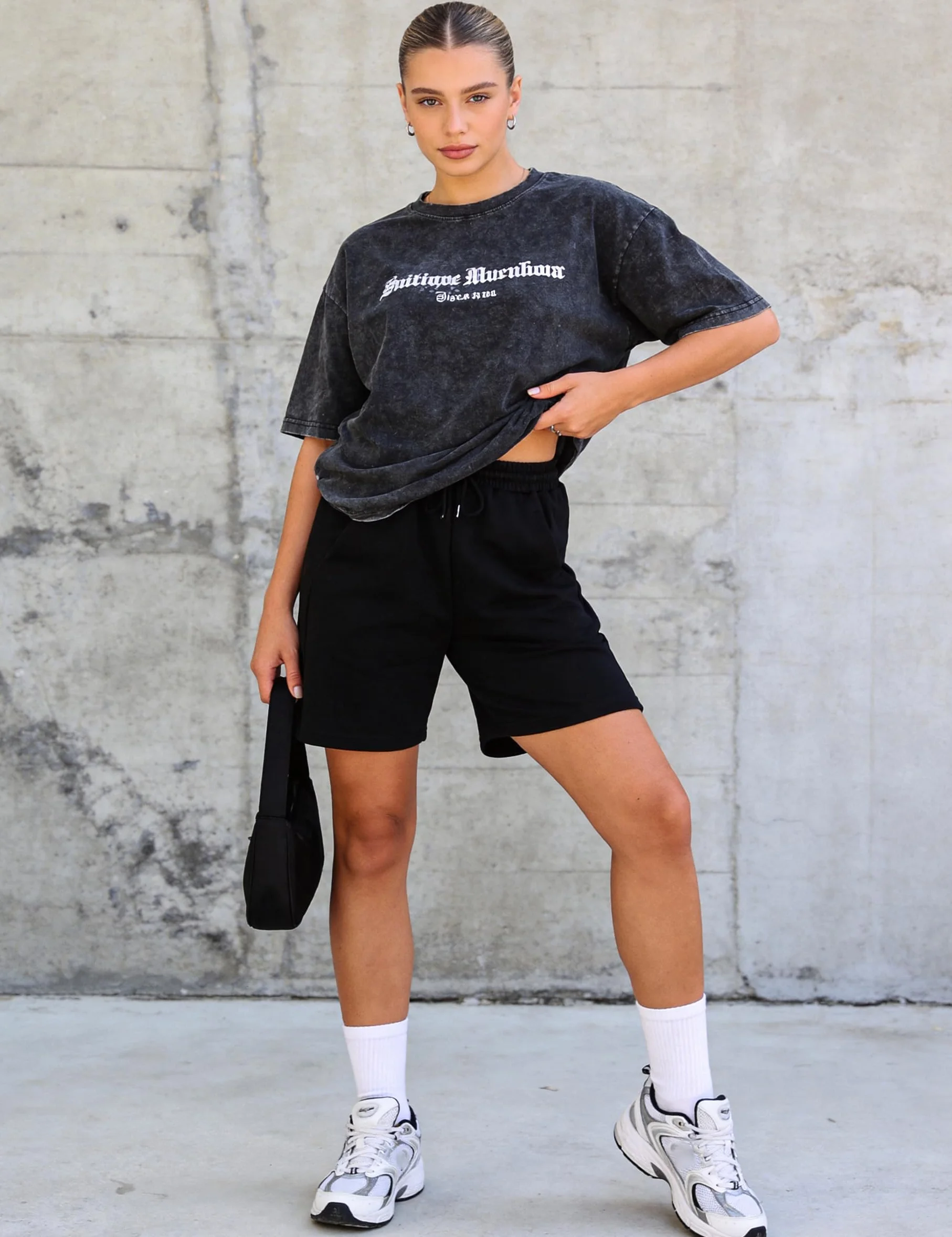 Litherday Short Femme Court Sport Jogging Taille Haute Été Entraînement Course avec Poches Élastique Fitness Running Gym