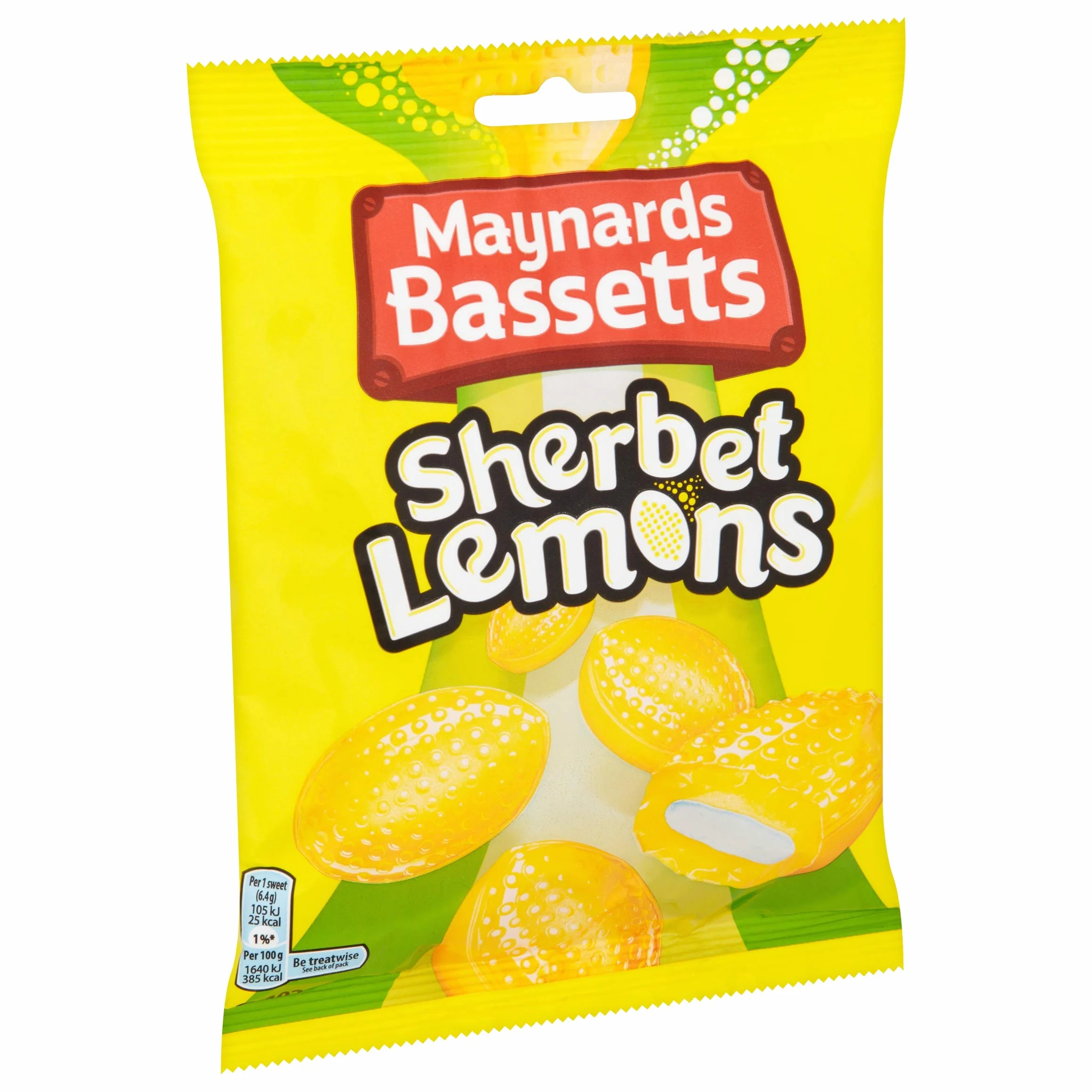 Maynards Bassetts Bonbons au Sorbet de Citron Sachet de 191 g - Lot de 6