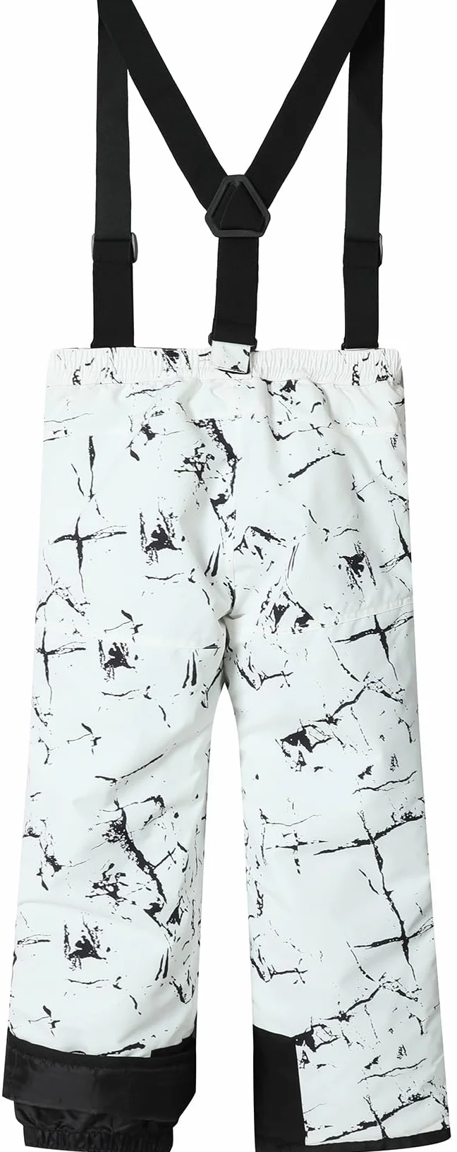 BenBoy Ski de Pantalon Enfant Softshell Imperméable Thermique Étanche Bretelles Amovibles Hiver