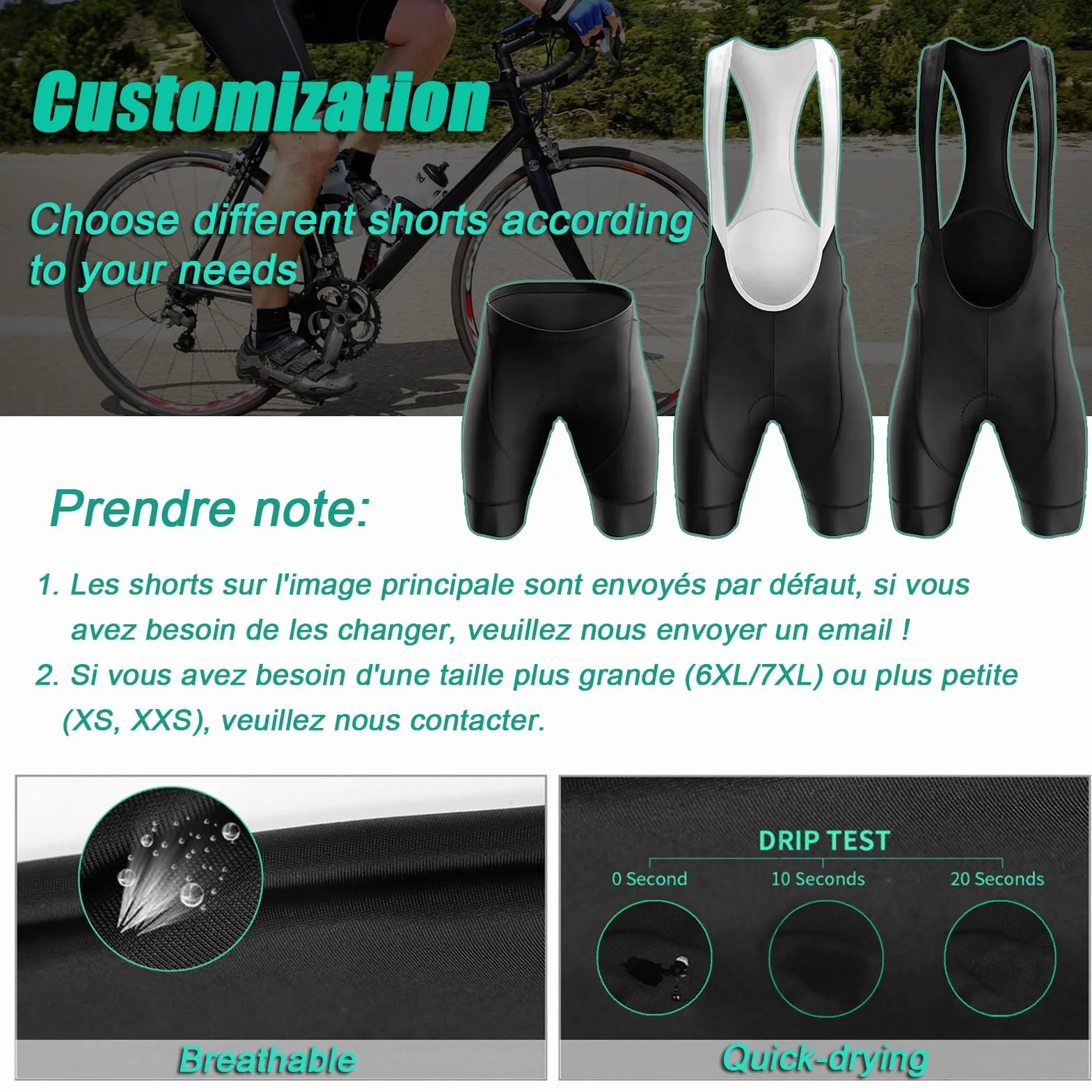 Maillot Cyclisme Femme Tenue Cycliste Été Manche Courte MTB Jerseys Shirt Cuissard à Bretelle 19D Coussin Gel Ensemble Cycling Respirant Séchage Rapide