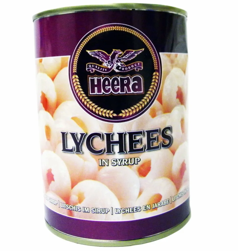 Heera - Litchi au sirop - lot de 2 boîtes de 567 g