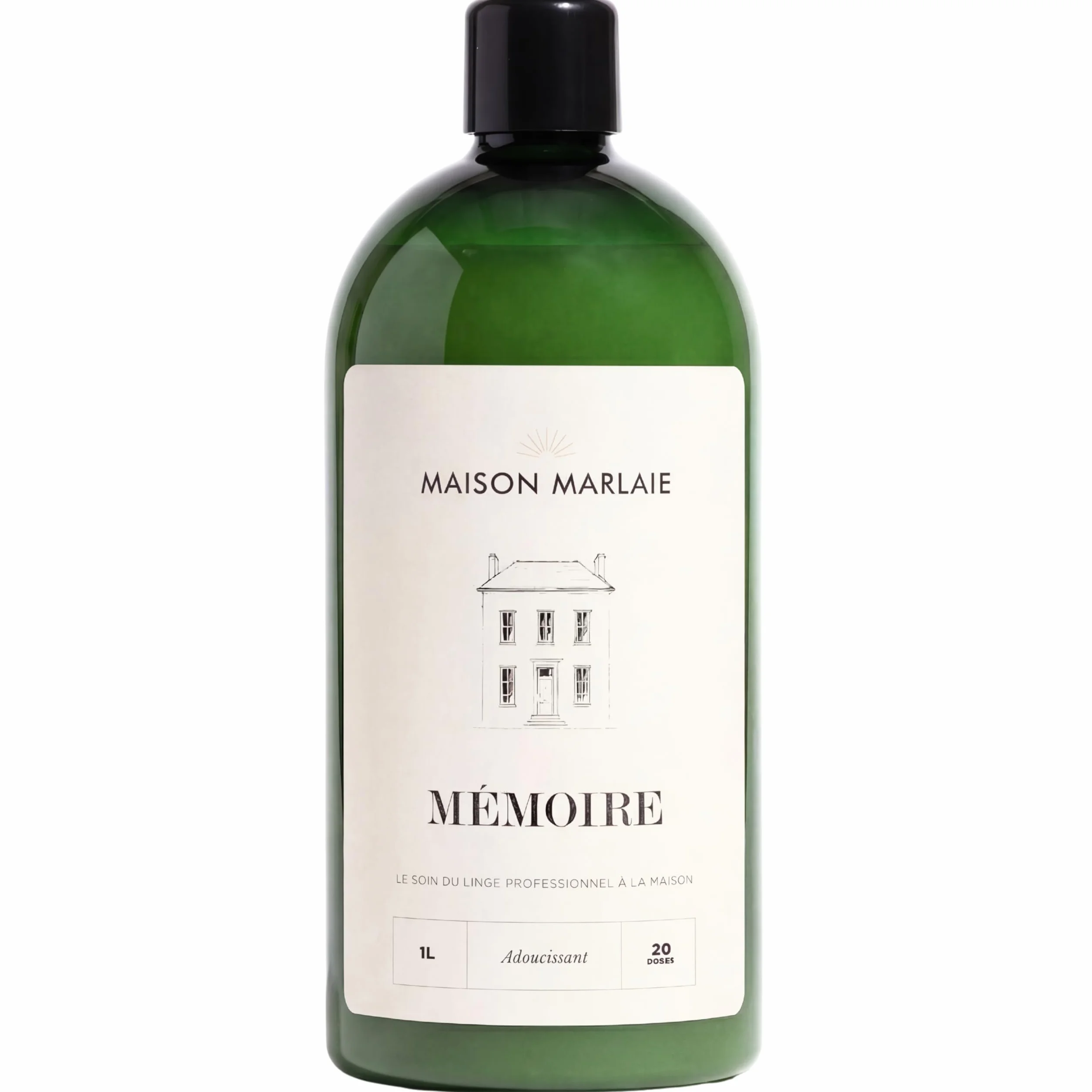 MÉMOIRE Maison Marlaie - Adoucissant Linge Concentré 1L | Assouplissant Linge Parfumé | Parfum de Linge Longue Tenue | Hypoallergénique | Fabriqué en Italie | Parfum Linge | Linge Délicat | 1L