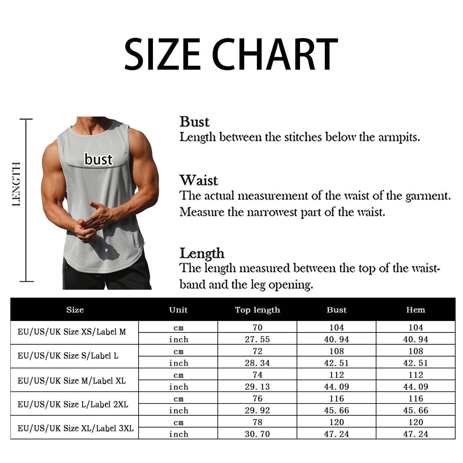 Litthing Débardeur Homme Musculation Tank Top Gilet Sport Séchage Rapide Respirant