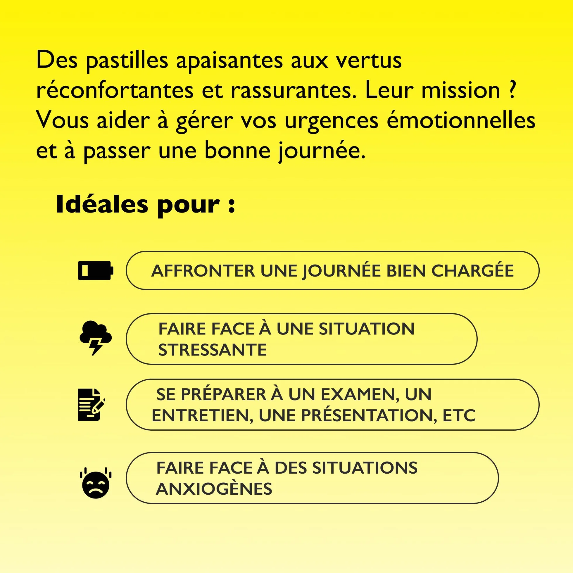 RESCUE Pastilles goût Pomme Menthe 5 Fleurs de Bach Original 50g Bien-être émotionnel
