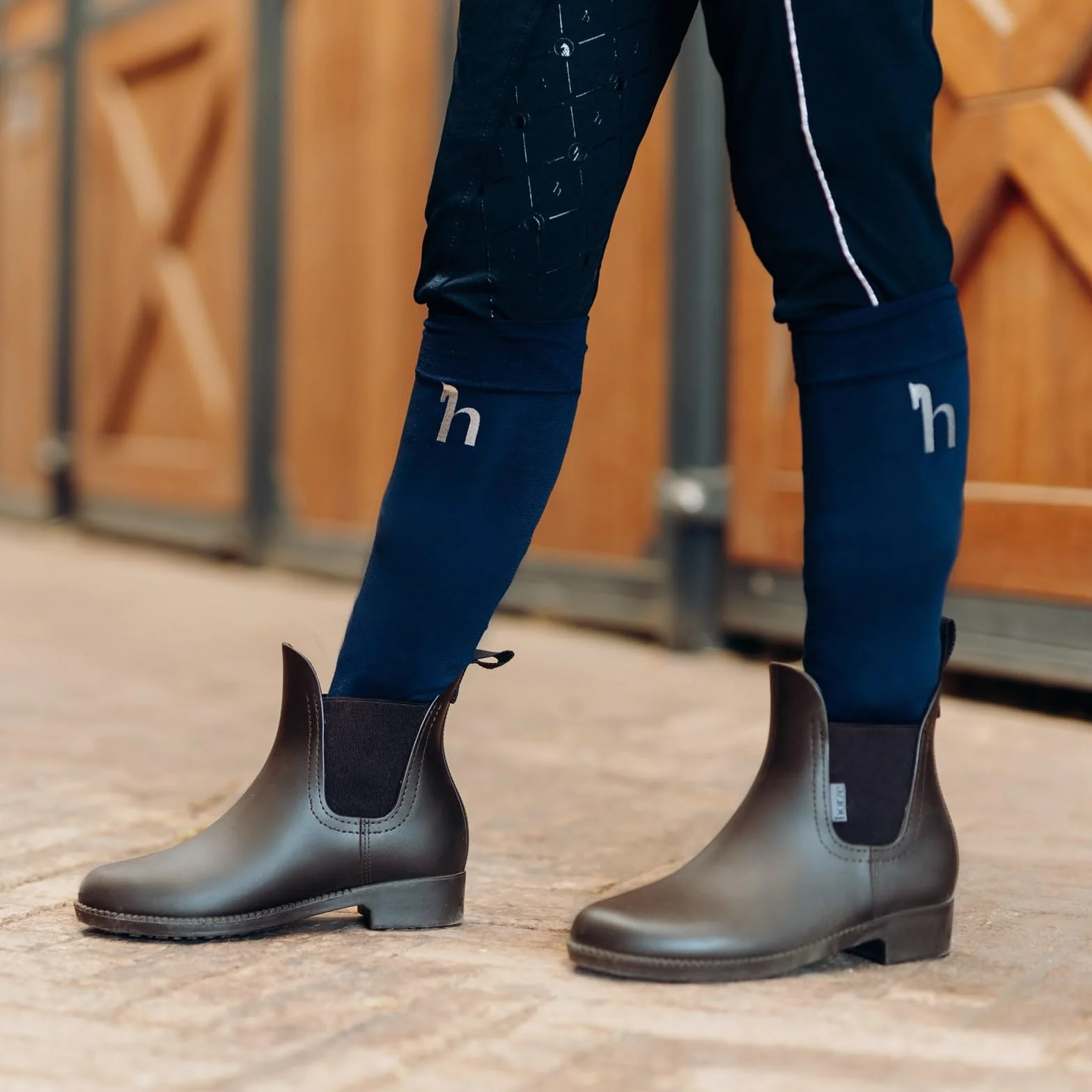 HORZE Bottines d'équitation imperméables en caoutchouc femme