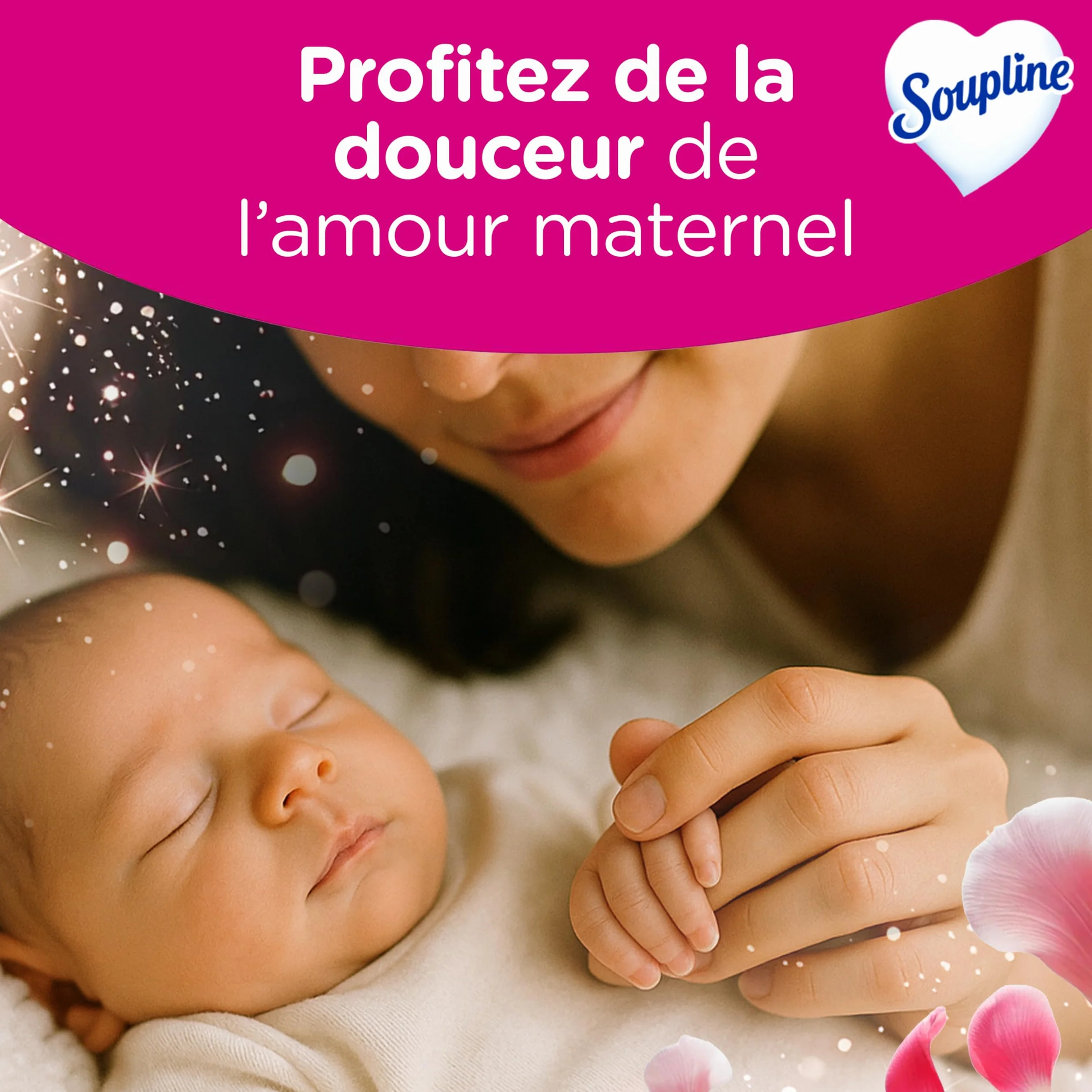 SOUPLINE Adoucissant Linge Hypoallergénique Concentré Senteur Amande Douce, Assouplissant Linge Formule Améliorée pour Plus de Douceur*, Assouplissant Textile Liquide, Soupline Lot de 3x1,35L