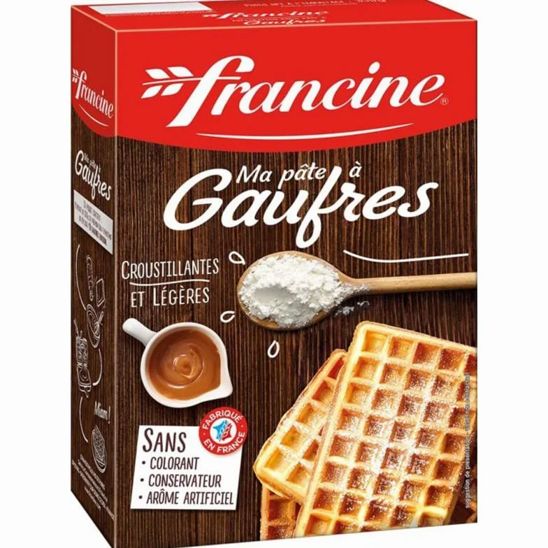 Francine Ma Pâte à Gaufres Croustillantes et Légères 350g (lot d
