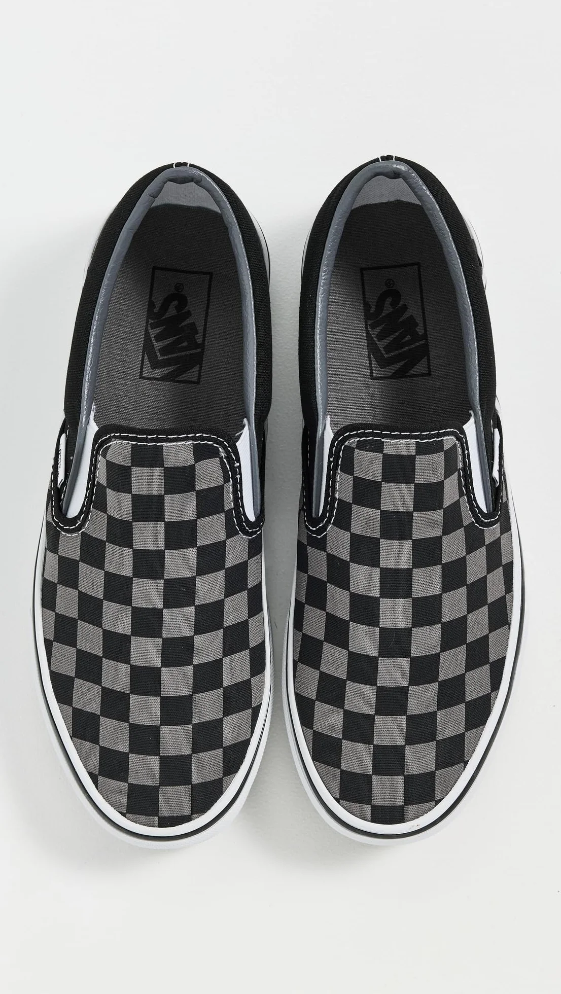 Vans Classic Slip-on Check Baskets Homme