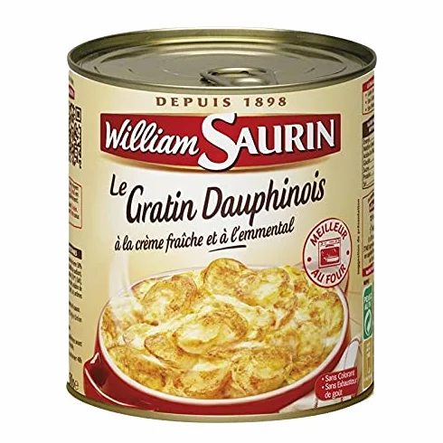 WILLIAM SAURIN - Gratin Dauphinois 850G - Lot De 2