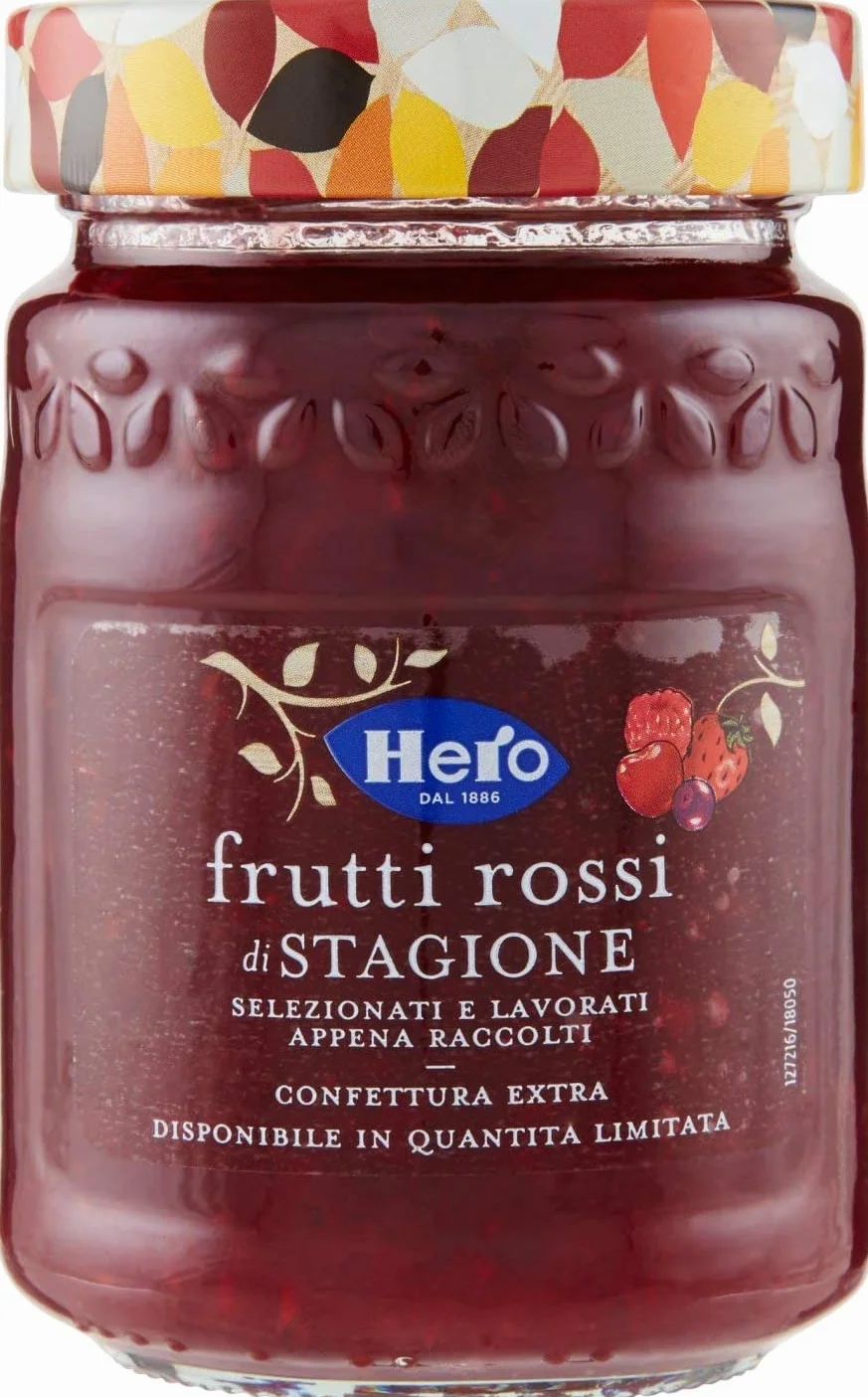 3 x Hero fruits rouges dans la saison confiture de confiture à tartiner Italie 350 g
