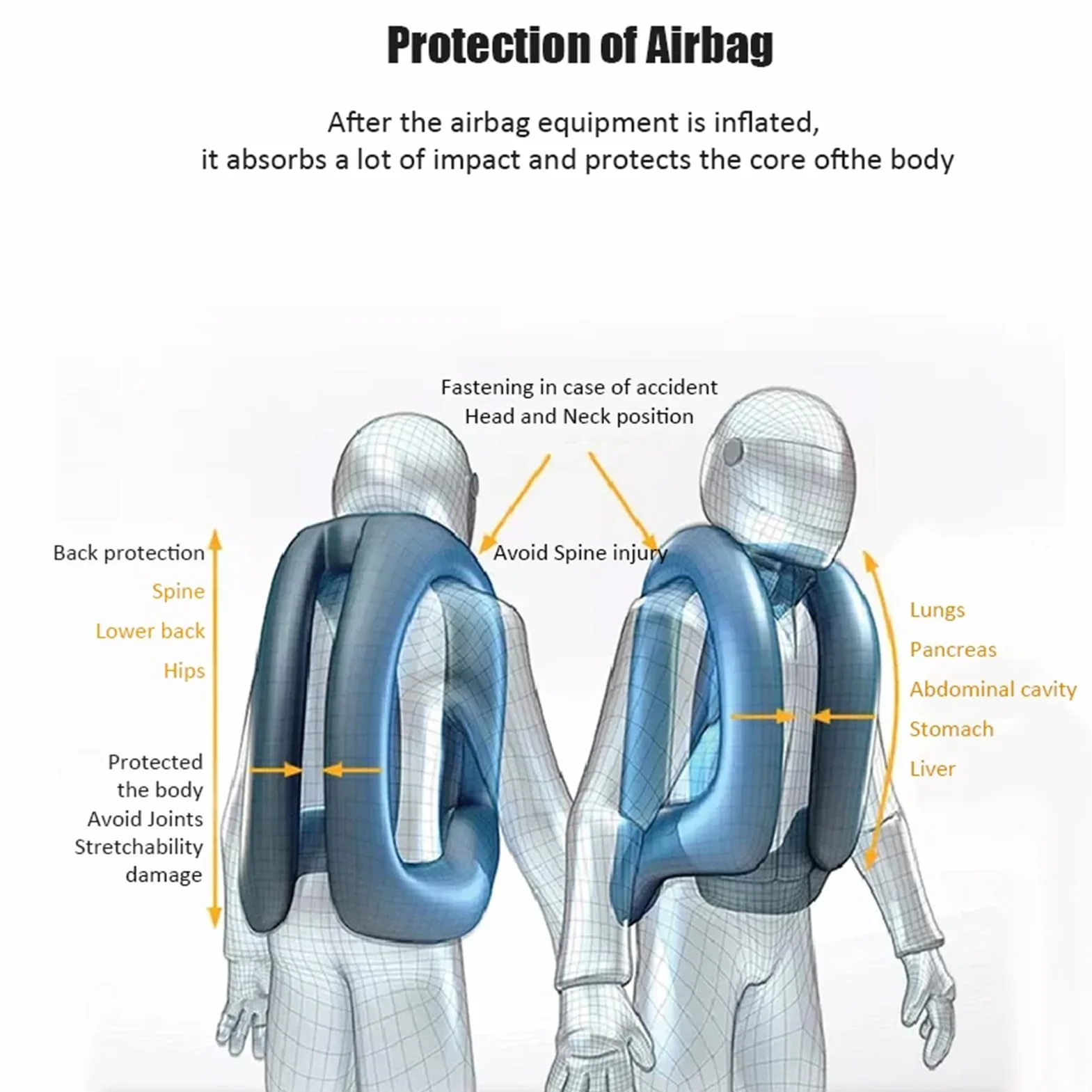 Gilet Airbag D'Équitation Adultes Réglable 4 Saisons