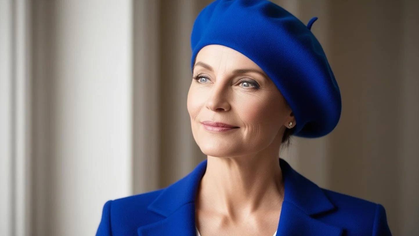 Béret en laine pour adulte style français couleur classique unisexe chaud extérieur vintage
