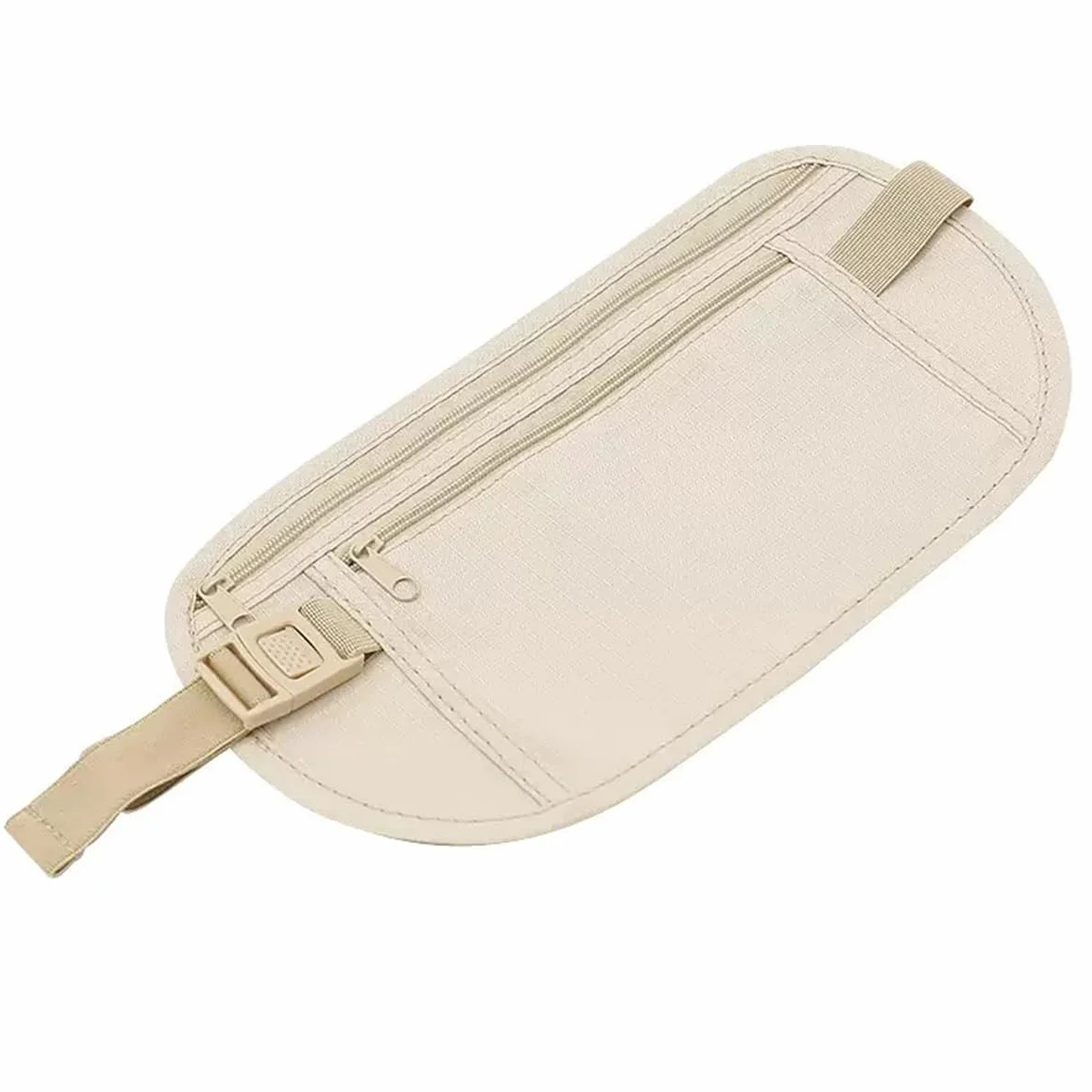 Ceinture Porte-Billets Antivol Voyage, Portefeuille Dissimulé Homme Femme - Protection Argent Cartes Passeport Téléphone