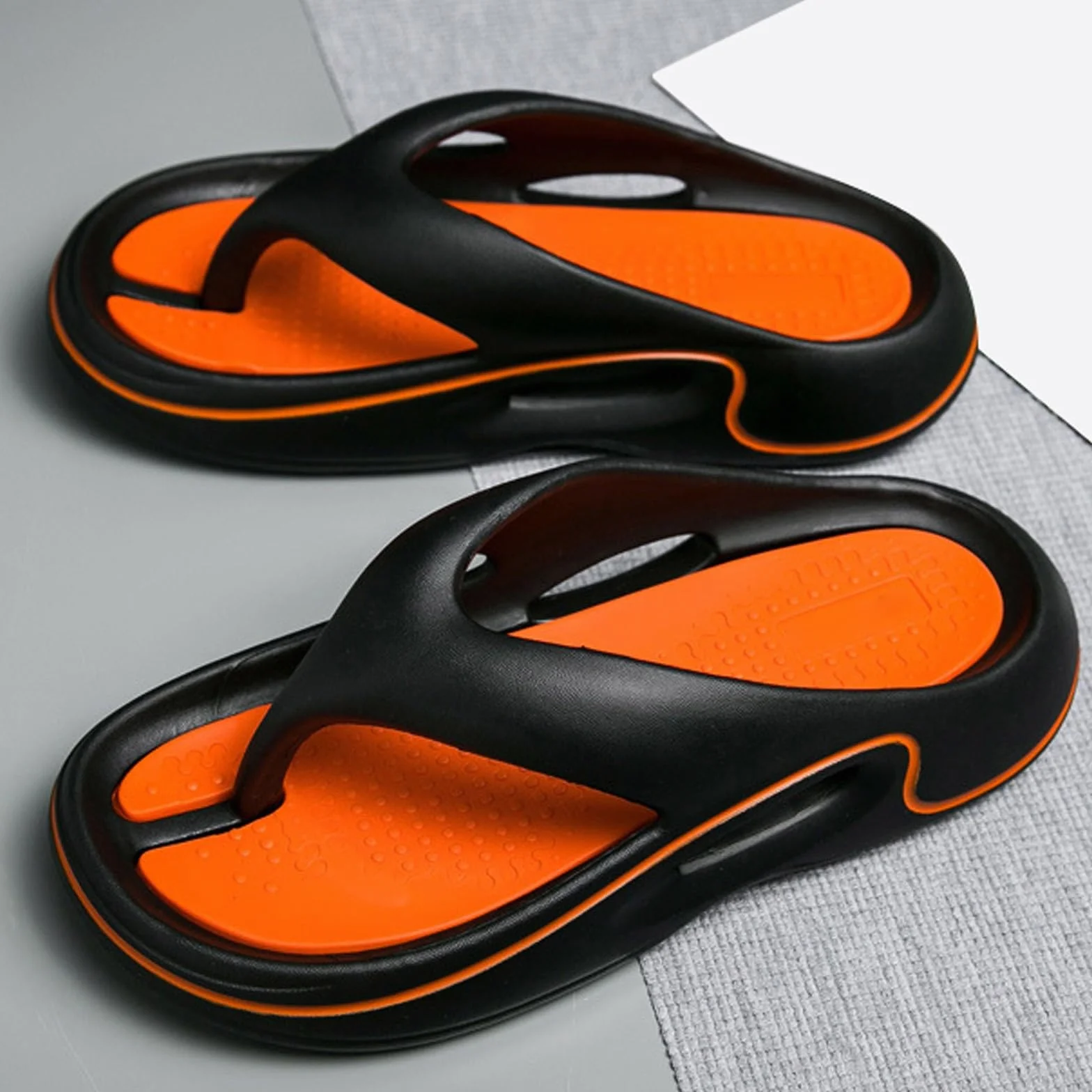 Chaussures diabétiques souples pour homme avec semelles épaisses, soutien de la voûte plantaire, semelle antidérapante