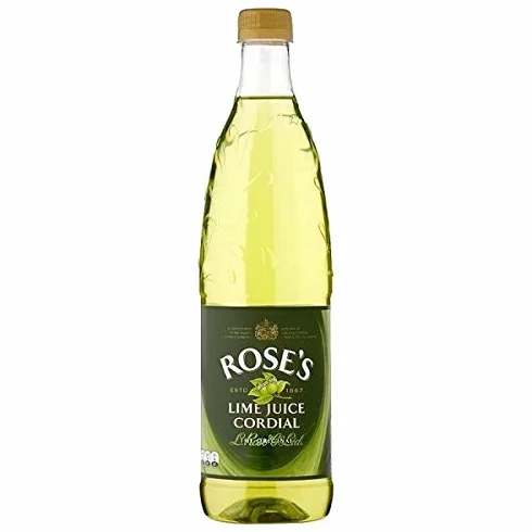 Rose Lime Juice Cordial - 2 x 1 litre