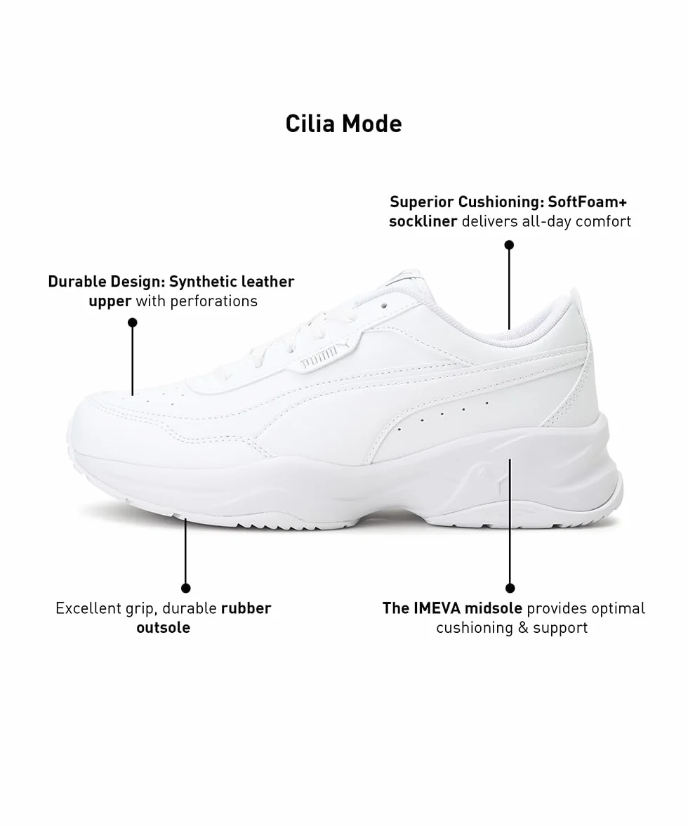 PUMA Sneakers Cilia Mode Metallic Whisper Femme