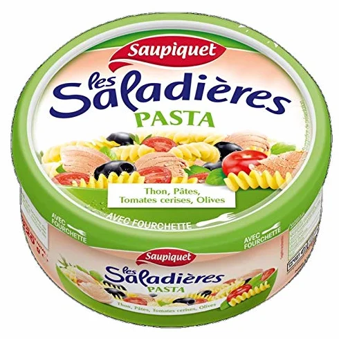 SAUPIQUET - Les Saladières Pasta Snacking 1/3 220G - Trois Articles