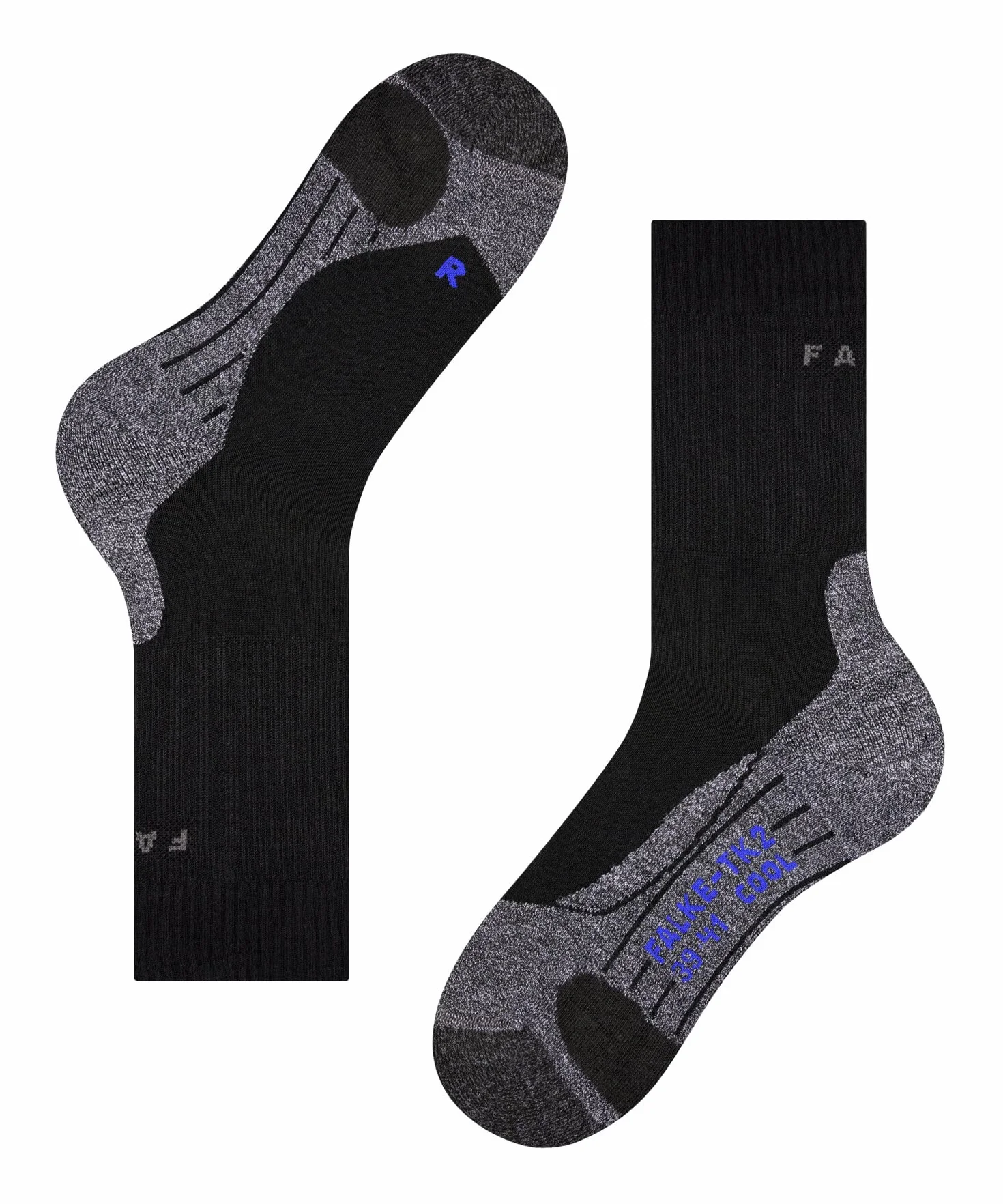 FALKE TK2 Cool chaussettes de randonnée homme anti-ampoule lyocell 1 paire