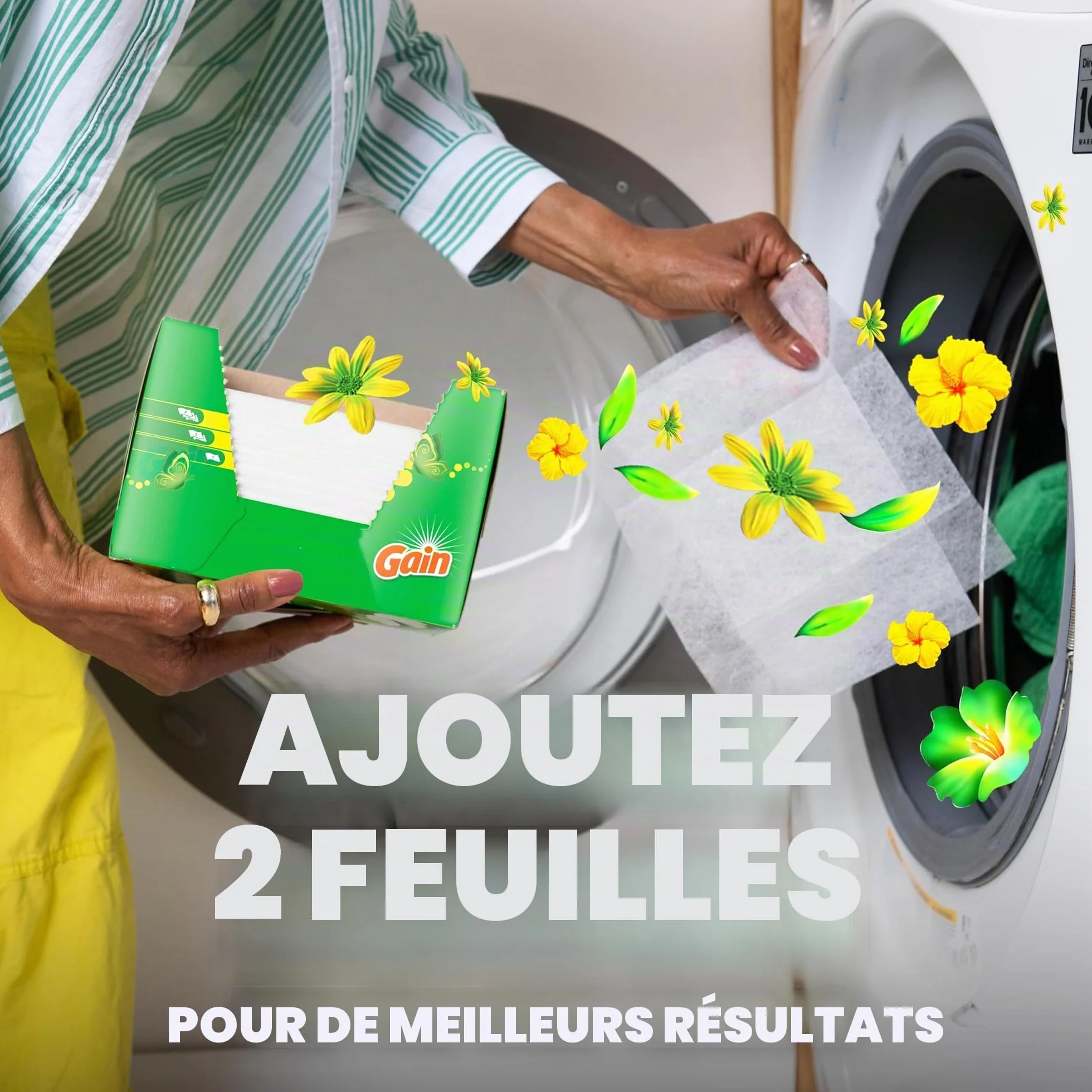 Gain réflexion Original Linge Feuilles, 120 Count
