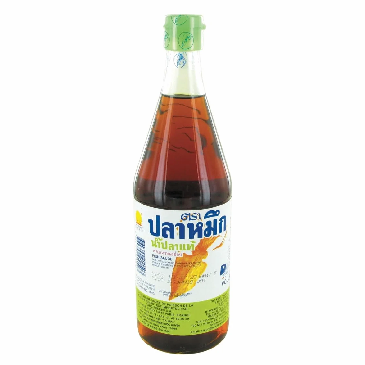Sauce de poisson/Sauce Nuoc Mam 725ML - Squid Brand (Lot de 2 bouteilles)