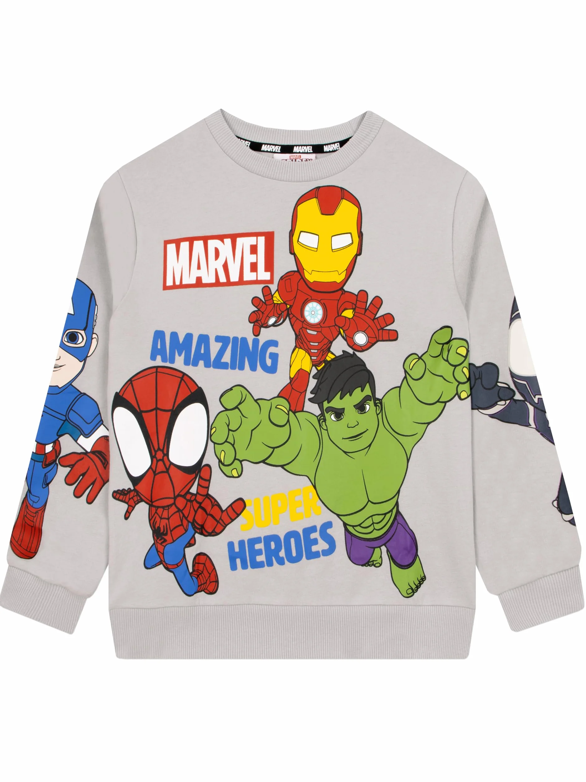 Marvel Spidey et Ses Amis Extraordinaires Sweatshirt Garçon Super-héros