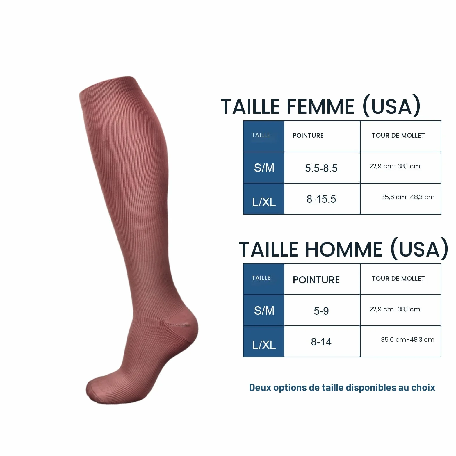 DRESHOW Chaussettes de Compression Hommes Femmes Sport Cyclisme Course 3 Paires