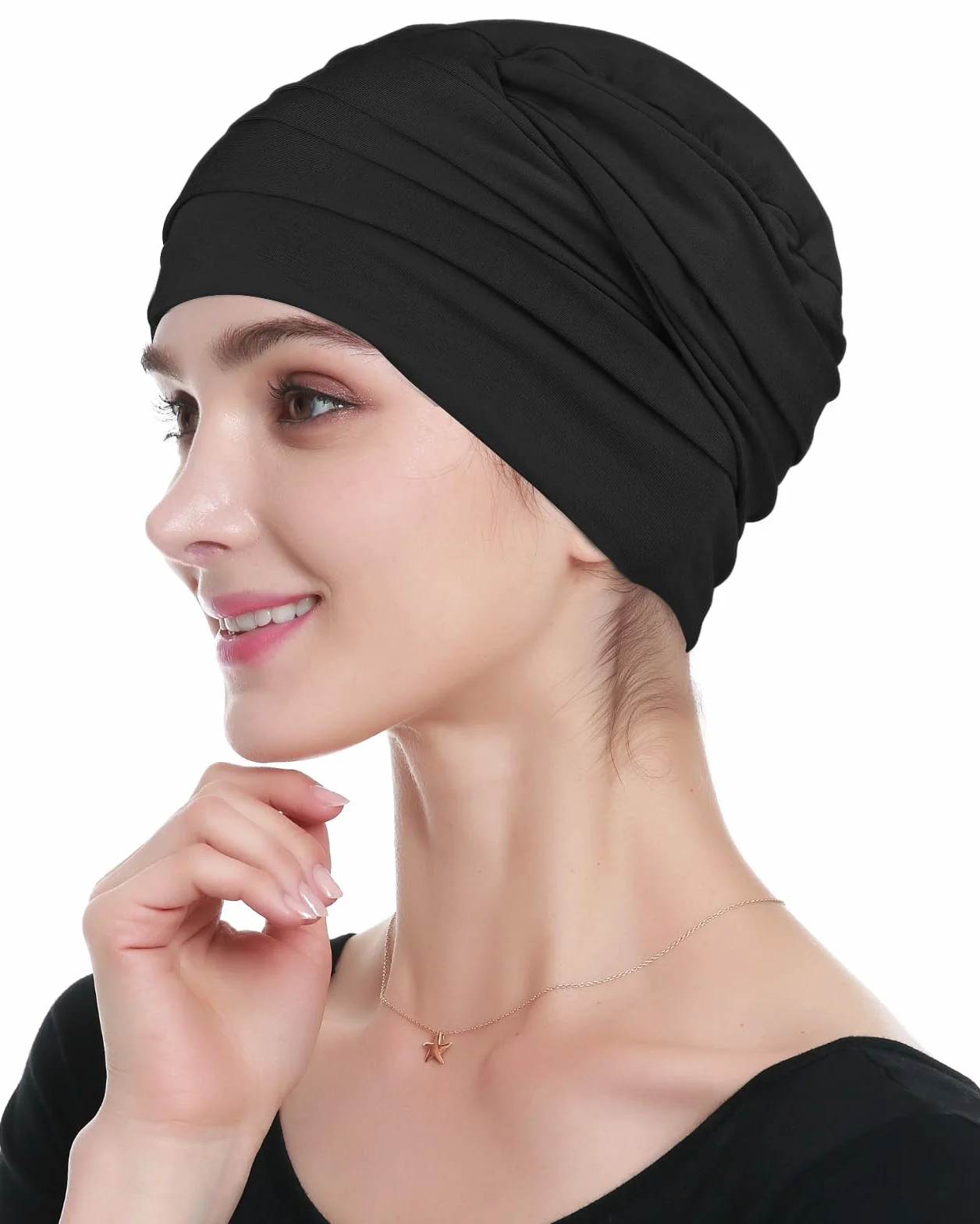 Alnorm Coiffes de Chimio en Viscose de Bambou pour Femmes Perte de Cheveux